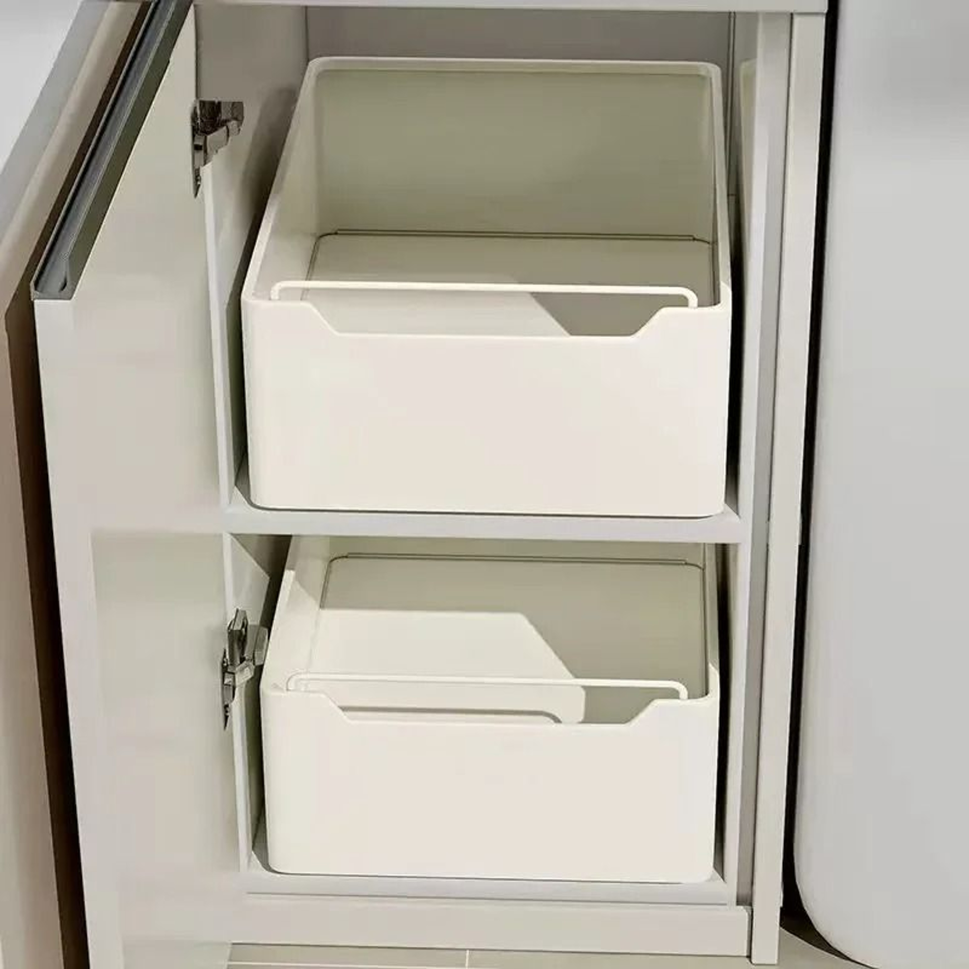Pull Out Kitchen Cabinet Storage Shelf And Spice Organizer 21