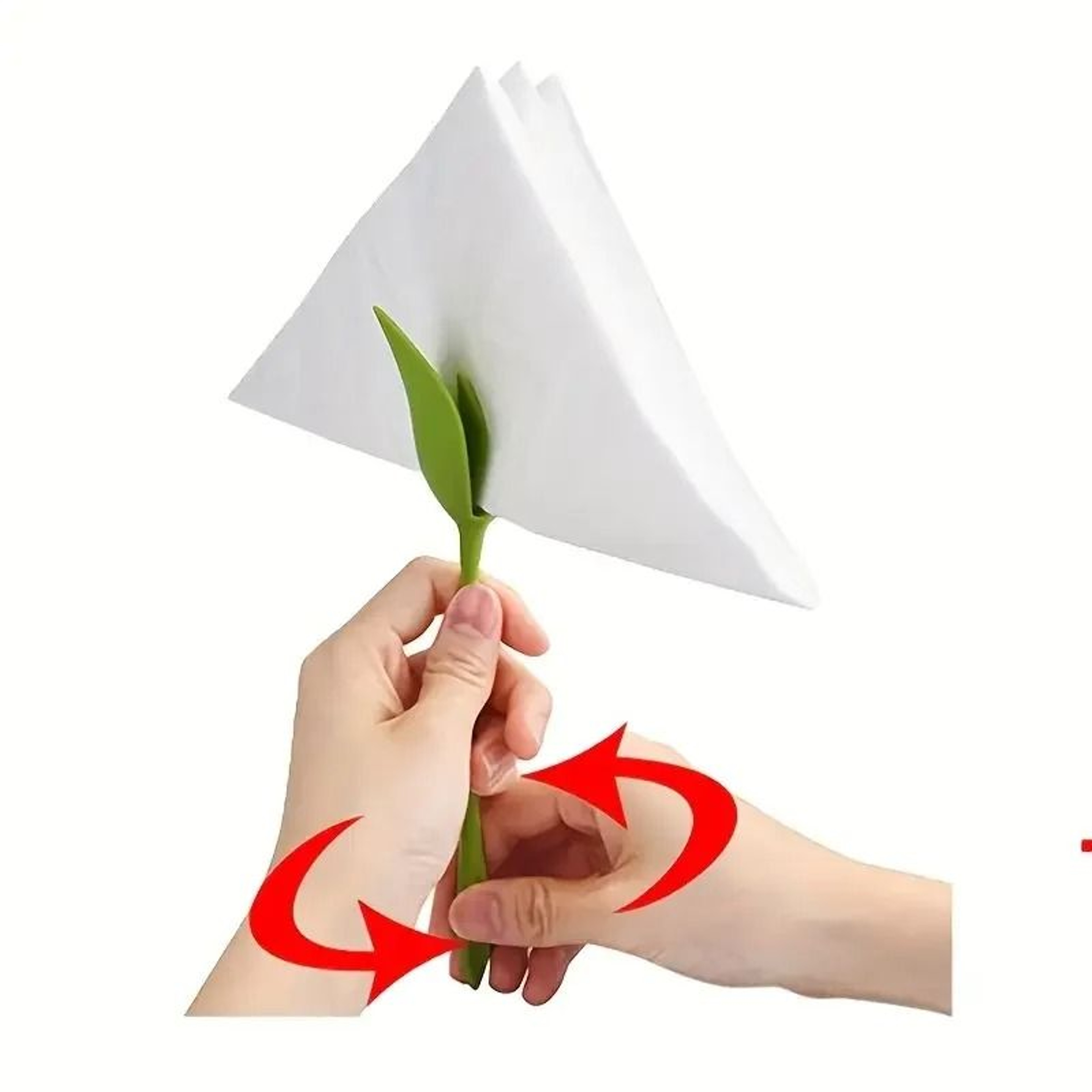 Romantic Rose Napkin Folding Tool Set For Elegant Table Decorations And Event Hosting 4
