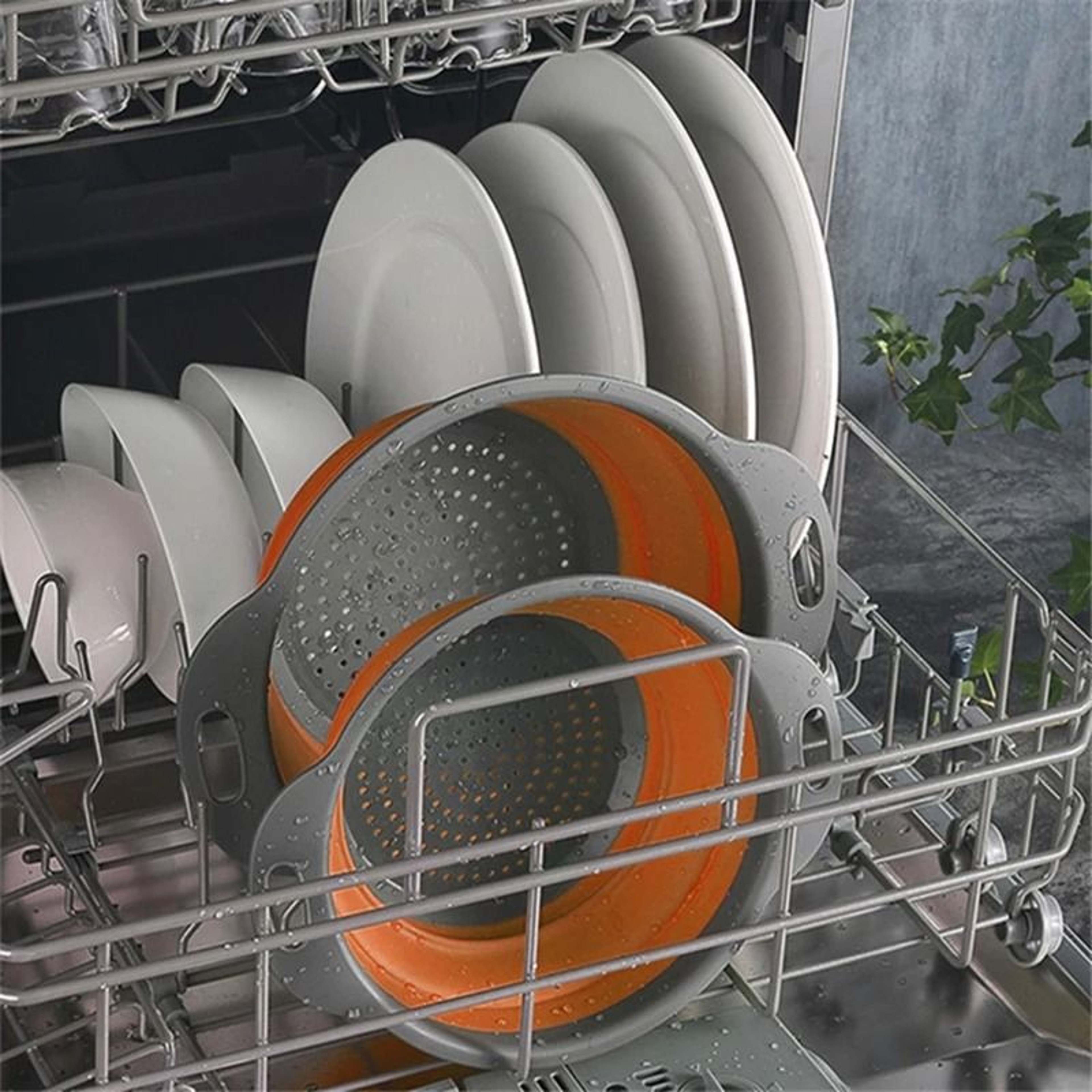 Collapsible Silicone Colander Fruit And Vegetable Drain Basket 13
