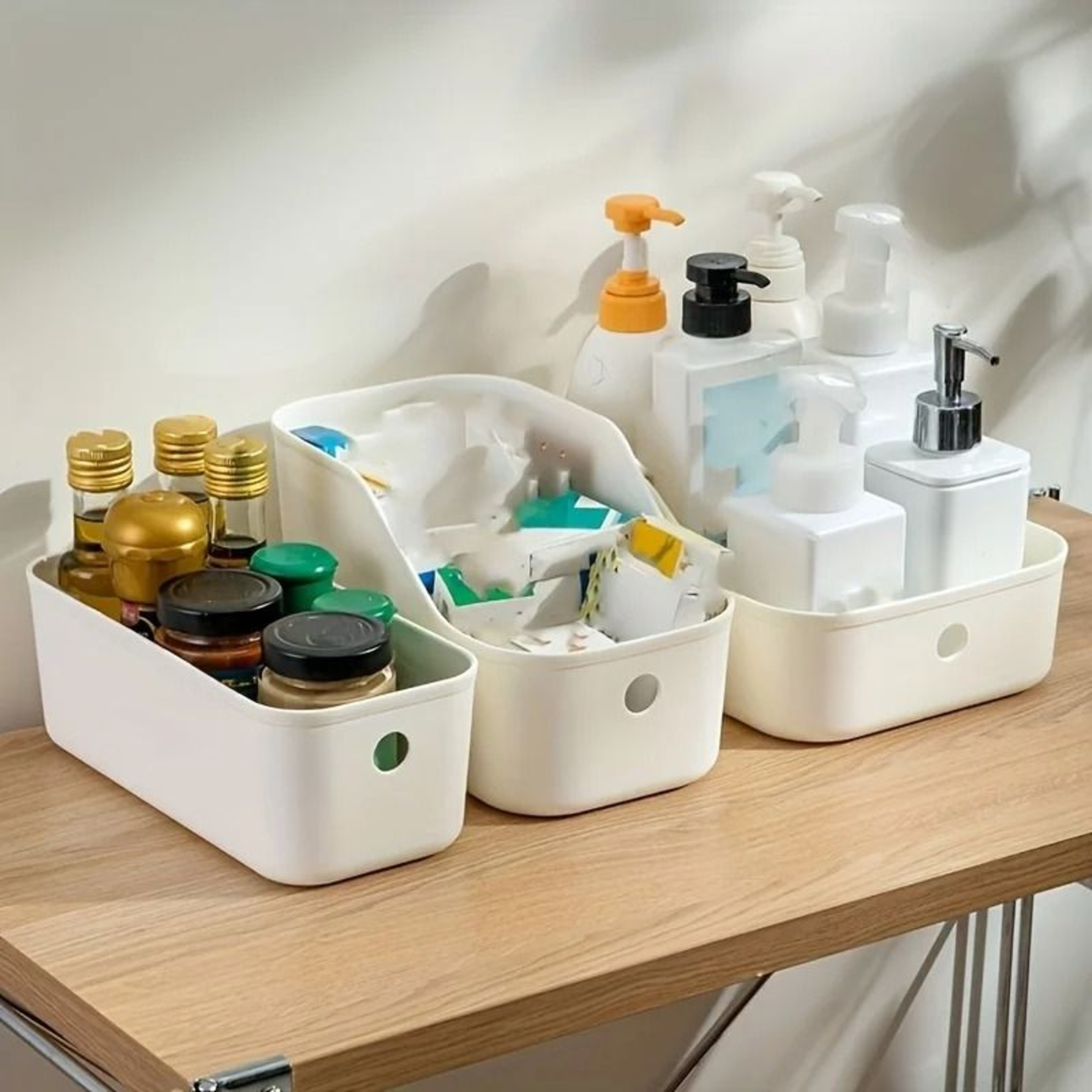 Multipurpose Cabinet Storage Box For Kitchen Sink And Cosmetics 8