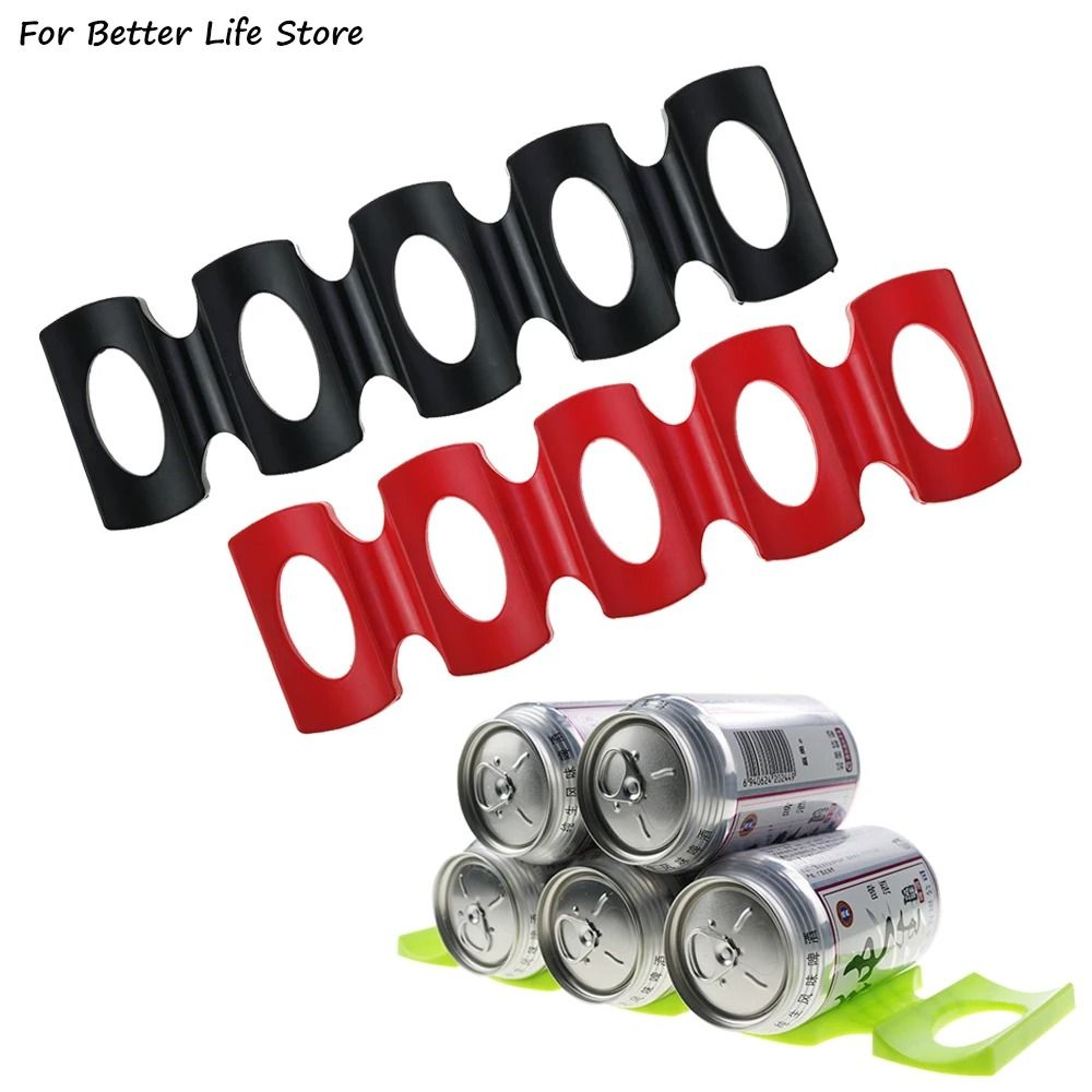 Silicone Can Stacking Mat Fridge Bottle Organizer 9