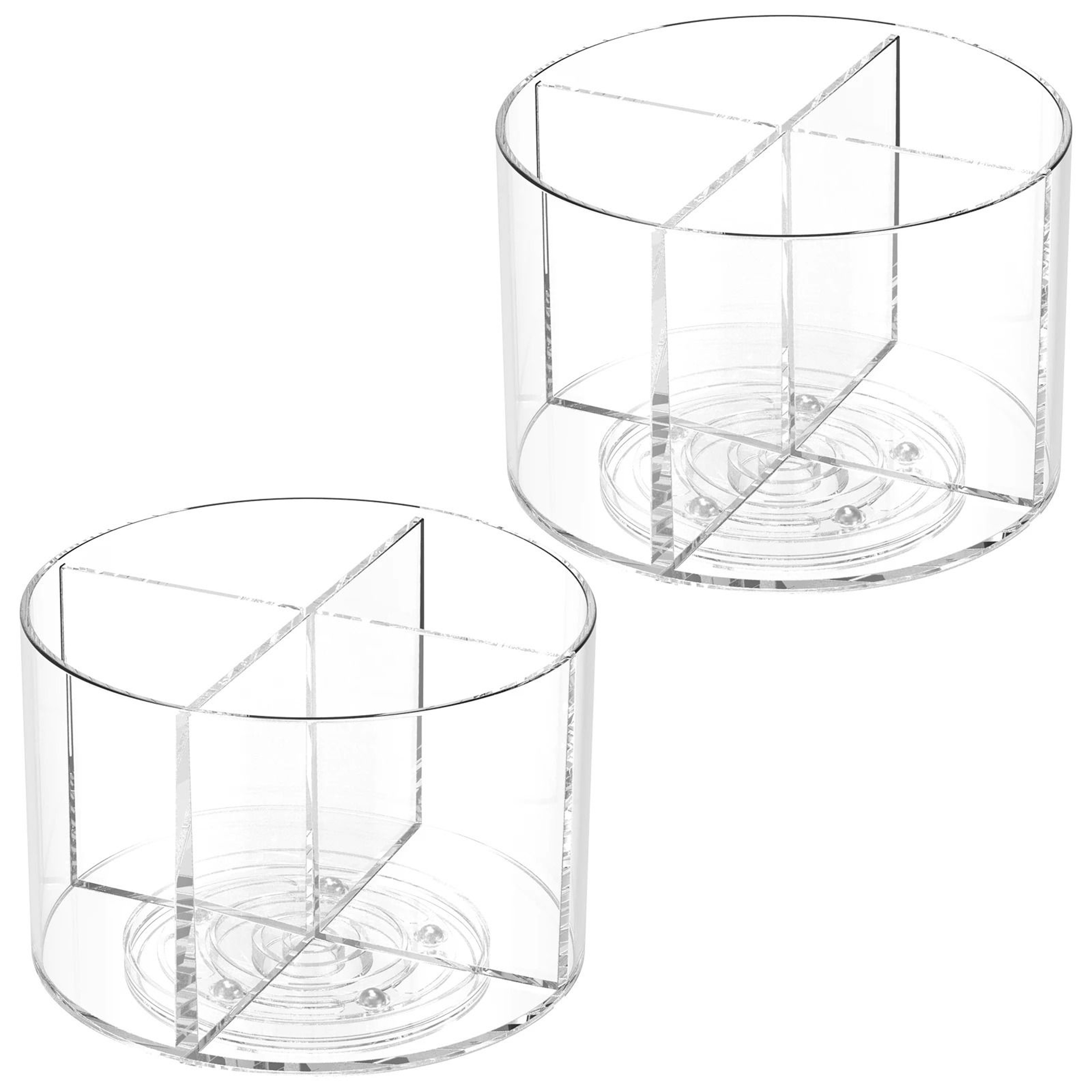 Rotating Spice Rack And Drink Packet Organizer Tray 2