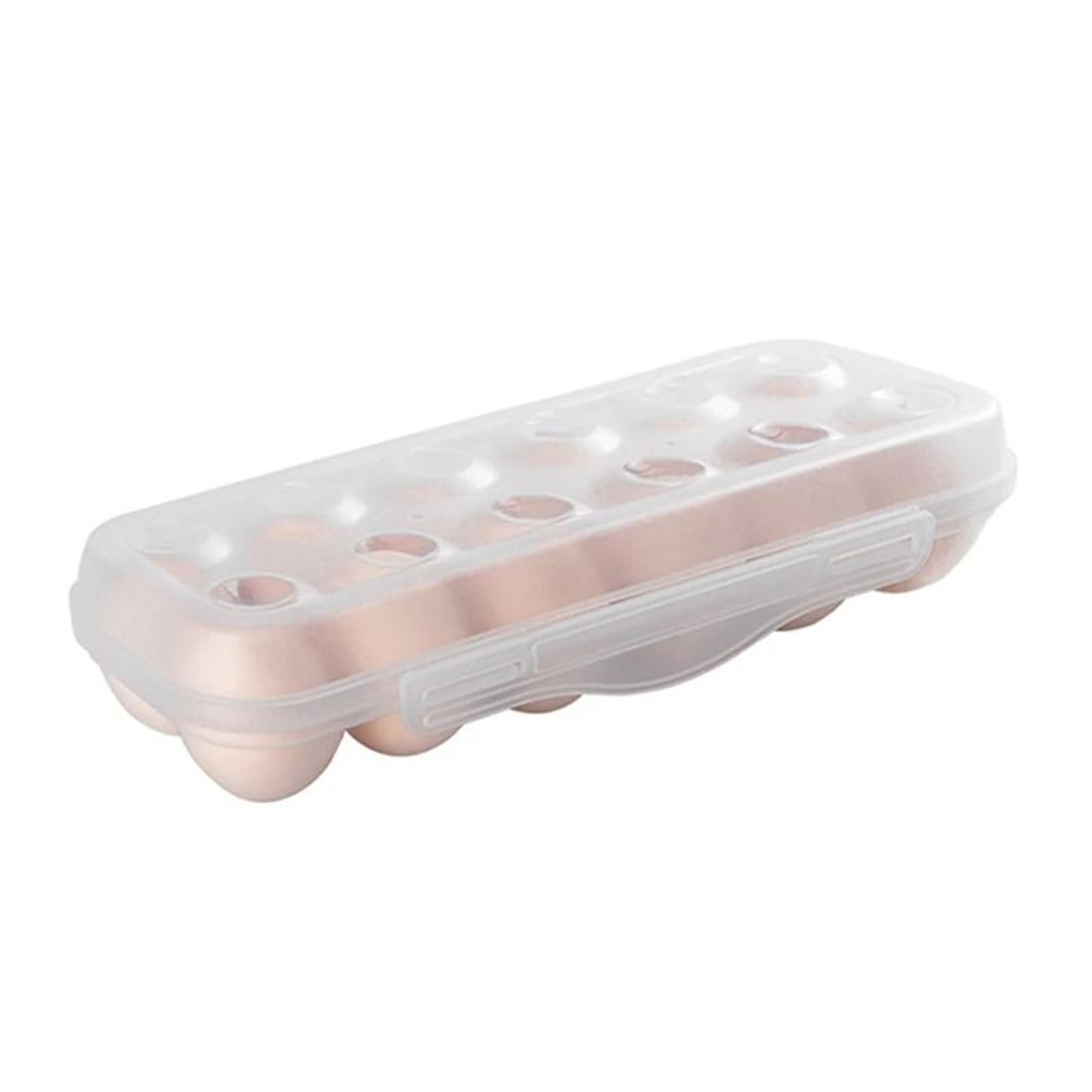 12 And 18 Grid Egg Storage Box With Lid For Refrigerator 1