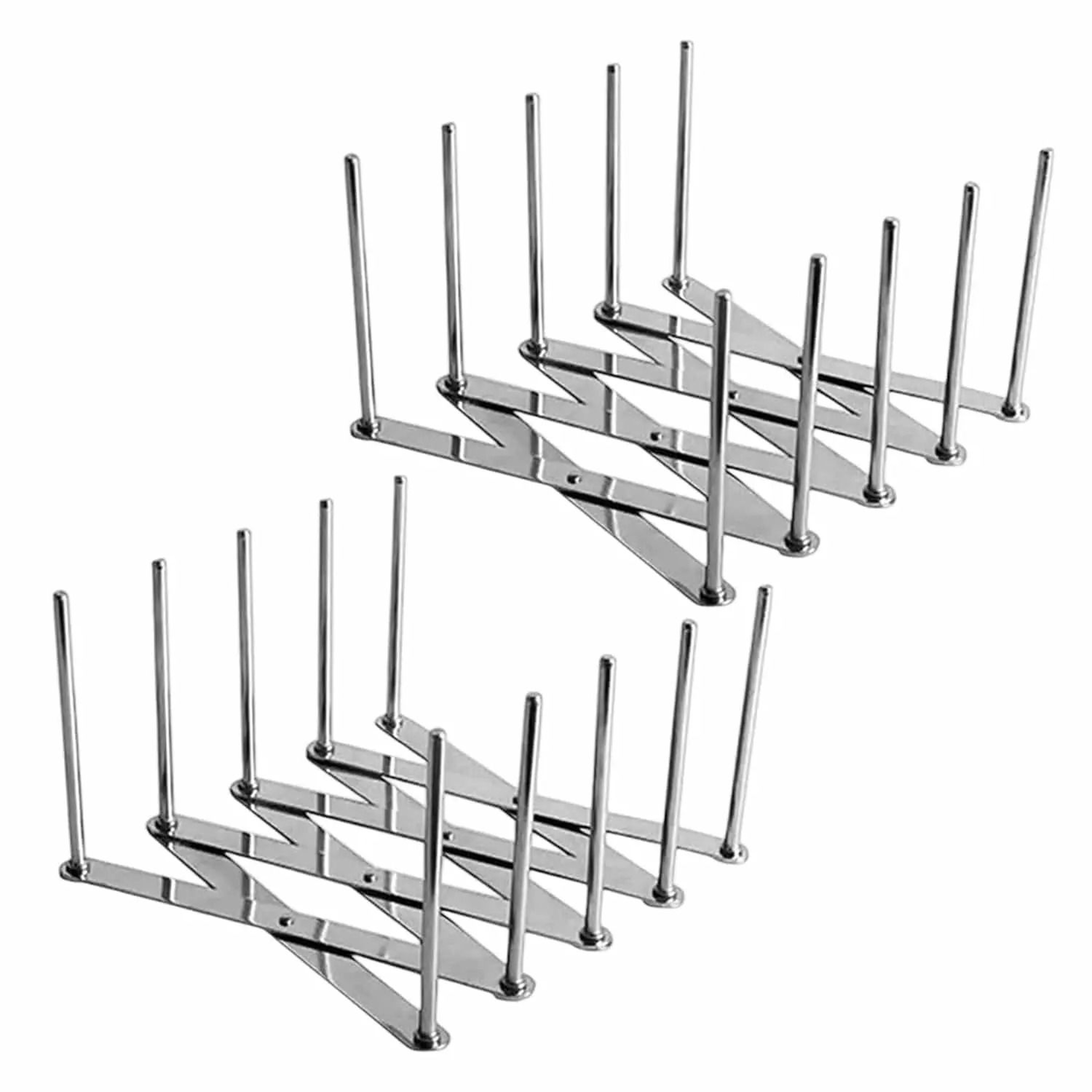 Cabinet Door Pan Lid Organizer Rack For Pots Plates Dishes And Trays 2