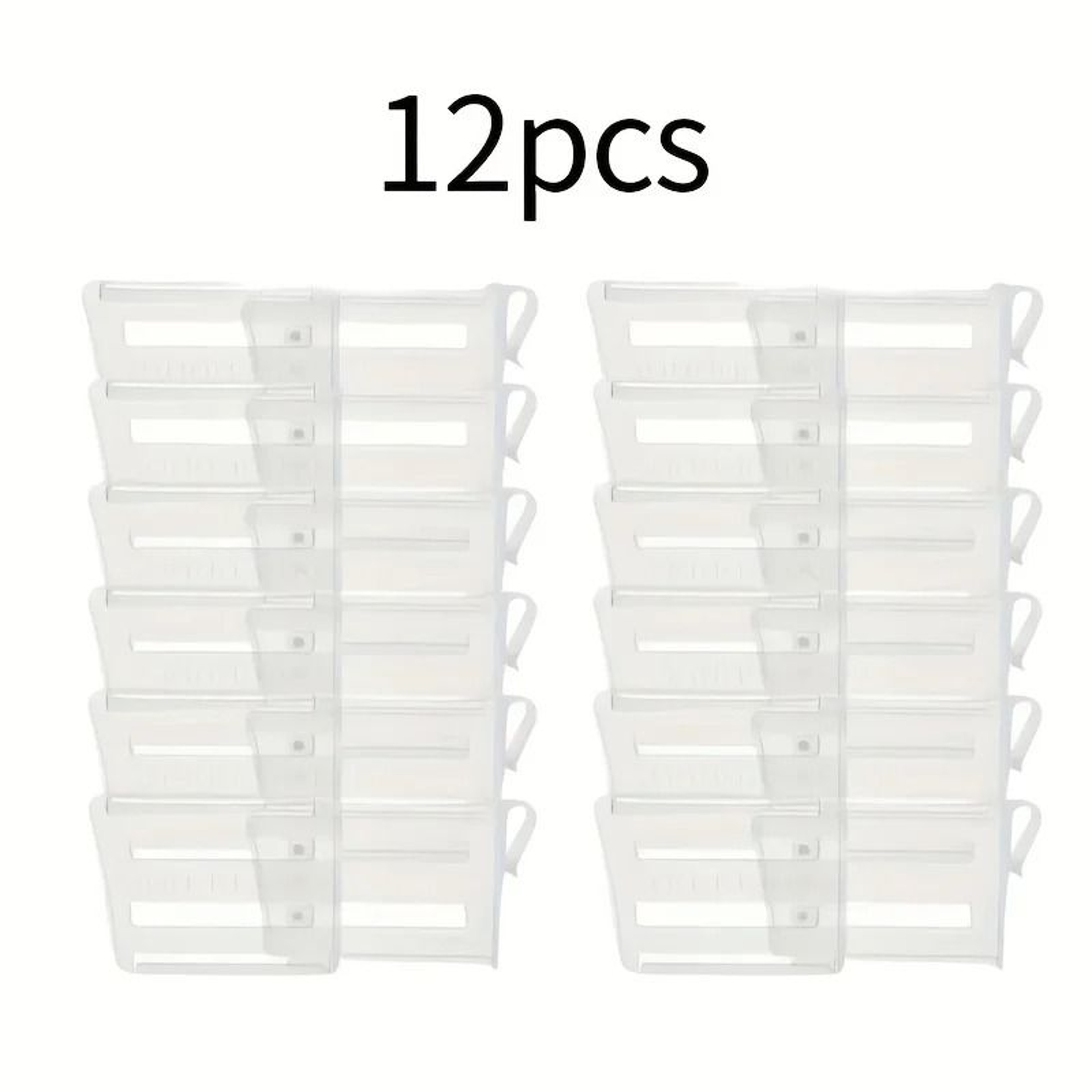 Adjustable Refrigerator Space Divider Set For Drinks Sauces And Fridge Organization 3