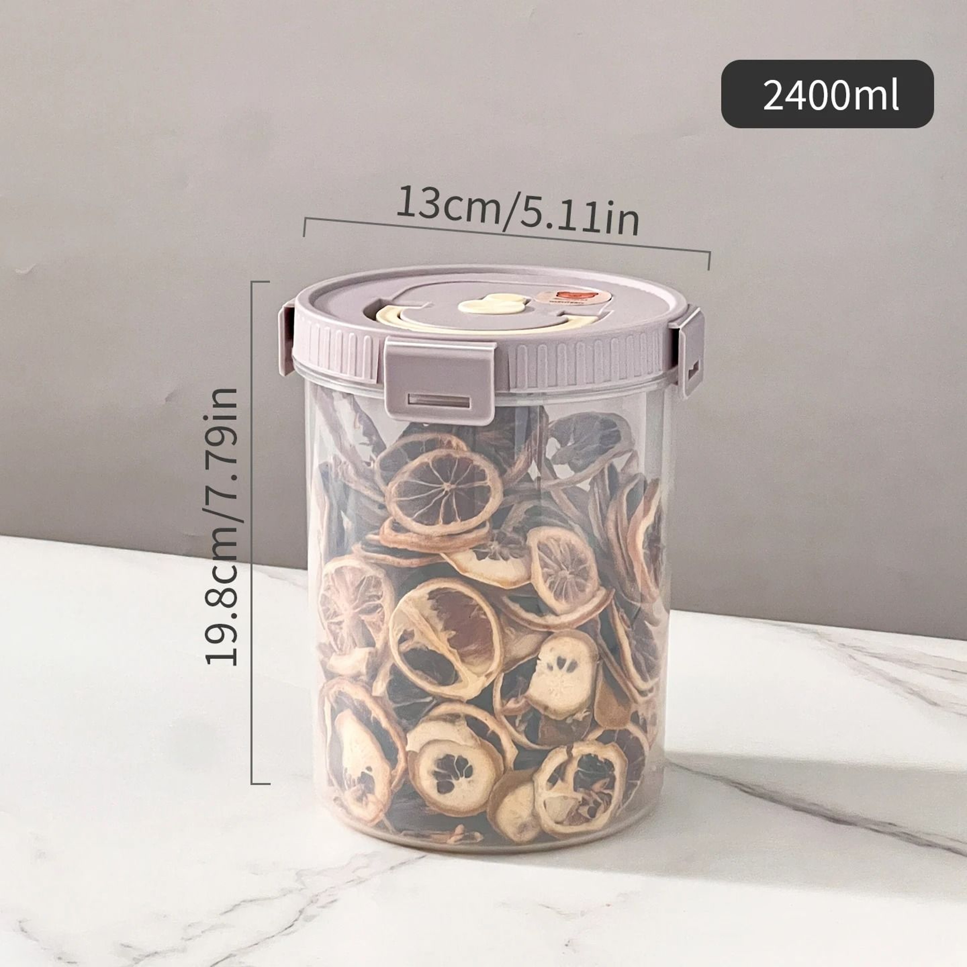 Moisture Proof Cereal Storage Container With Handle For Pantry Kitchen Organization 8