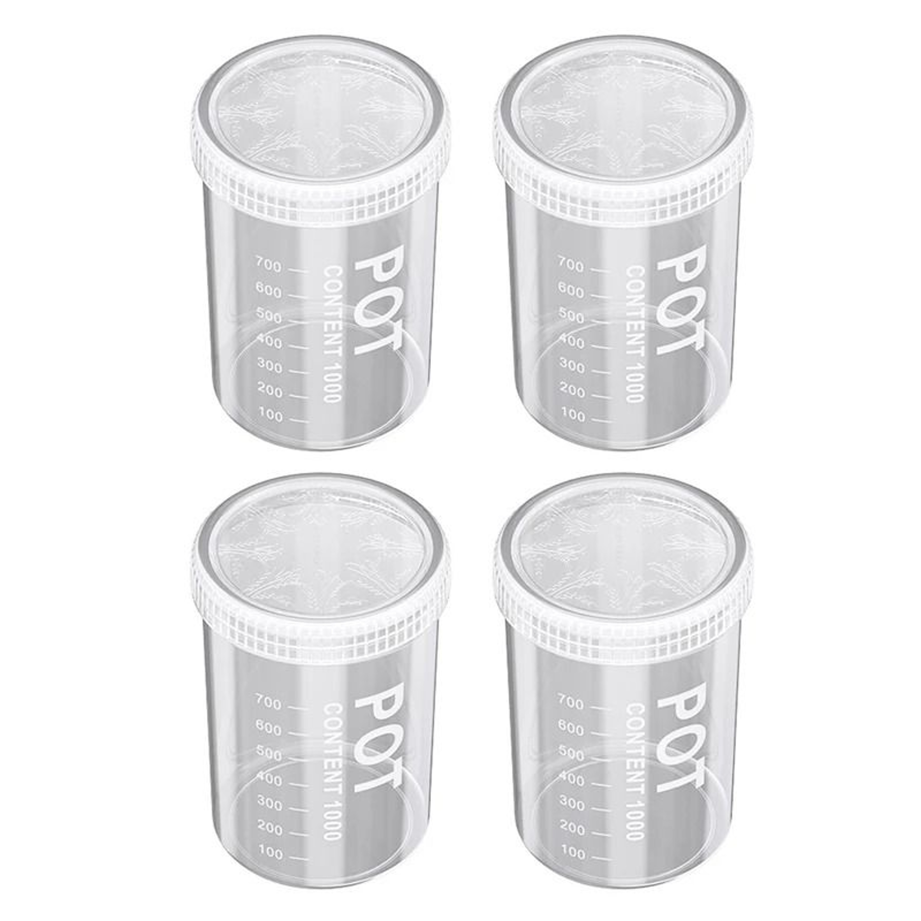 Sealed Grain Storage Cans With Measurement Marks For Spice And Refrigerator Organization 7