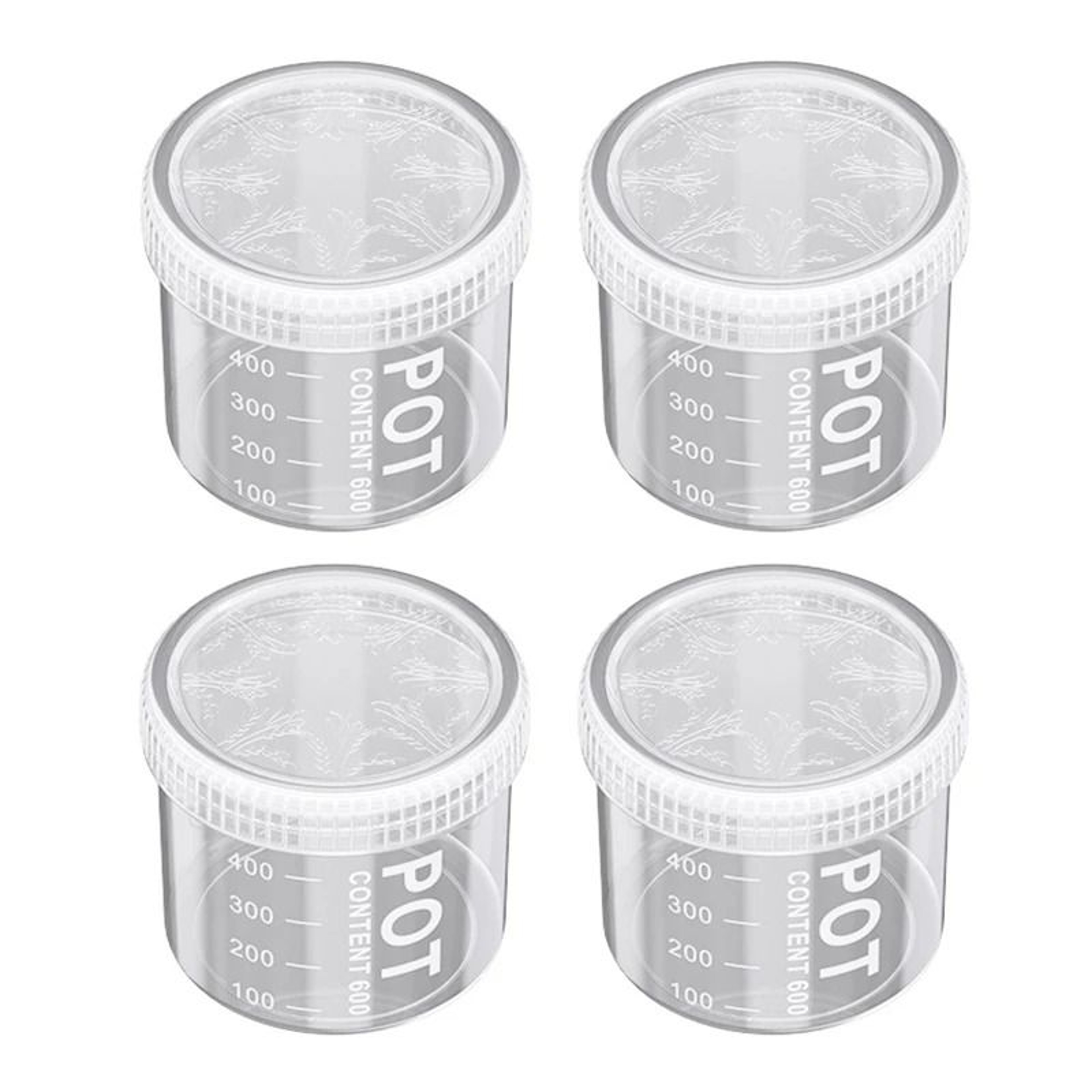 Sealed Grain Storage Cans With Measurement Marks For Spice And Refrigerator Organization 5