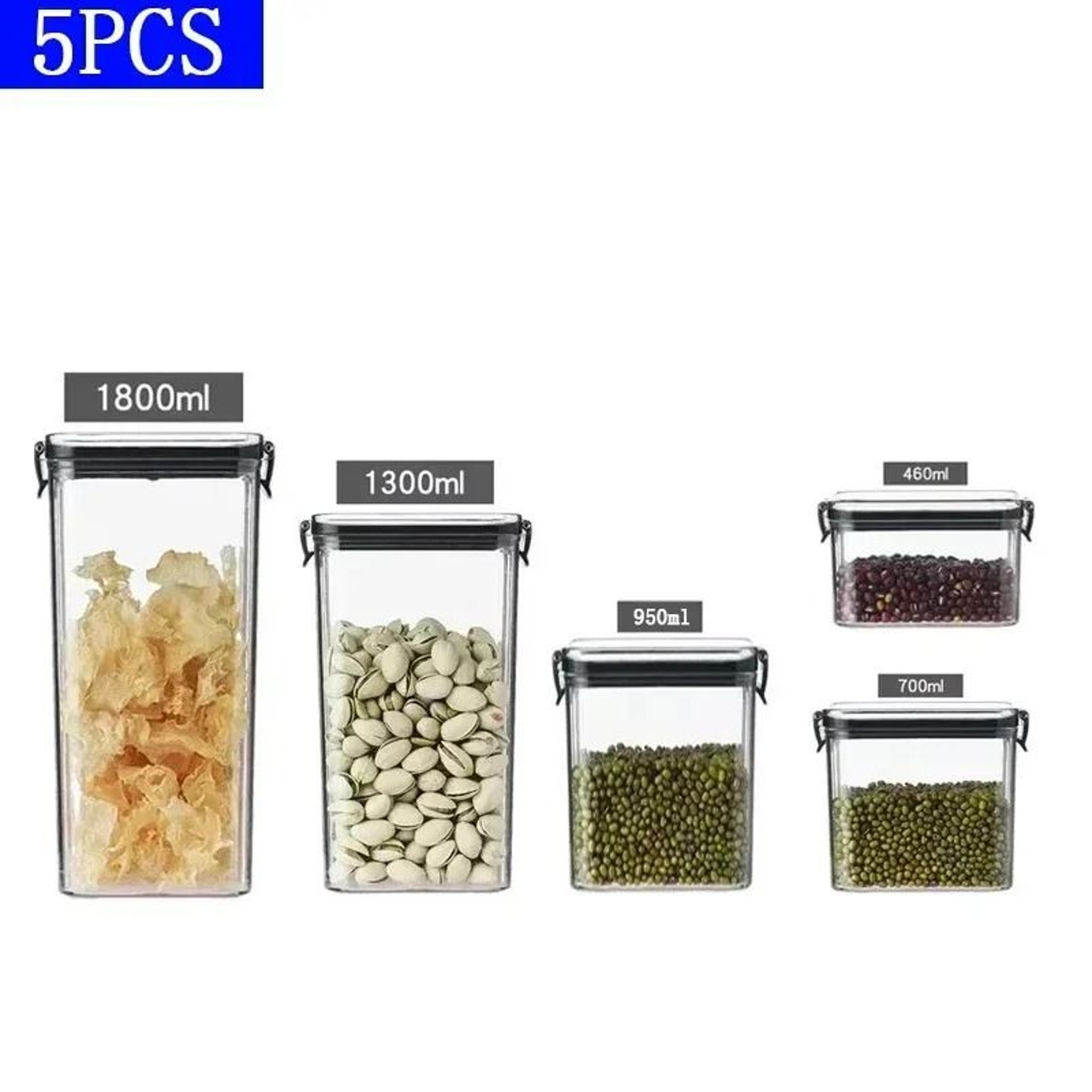Stackable Airtight Food Storage Containers For Pantry Organization 16