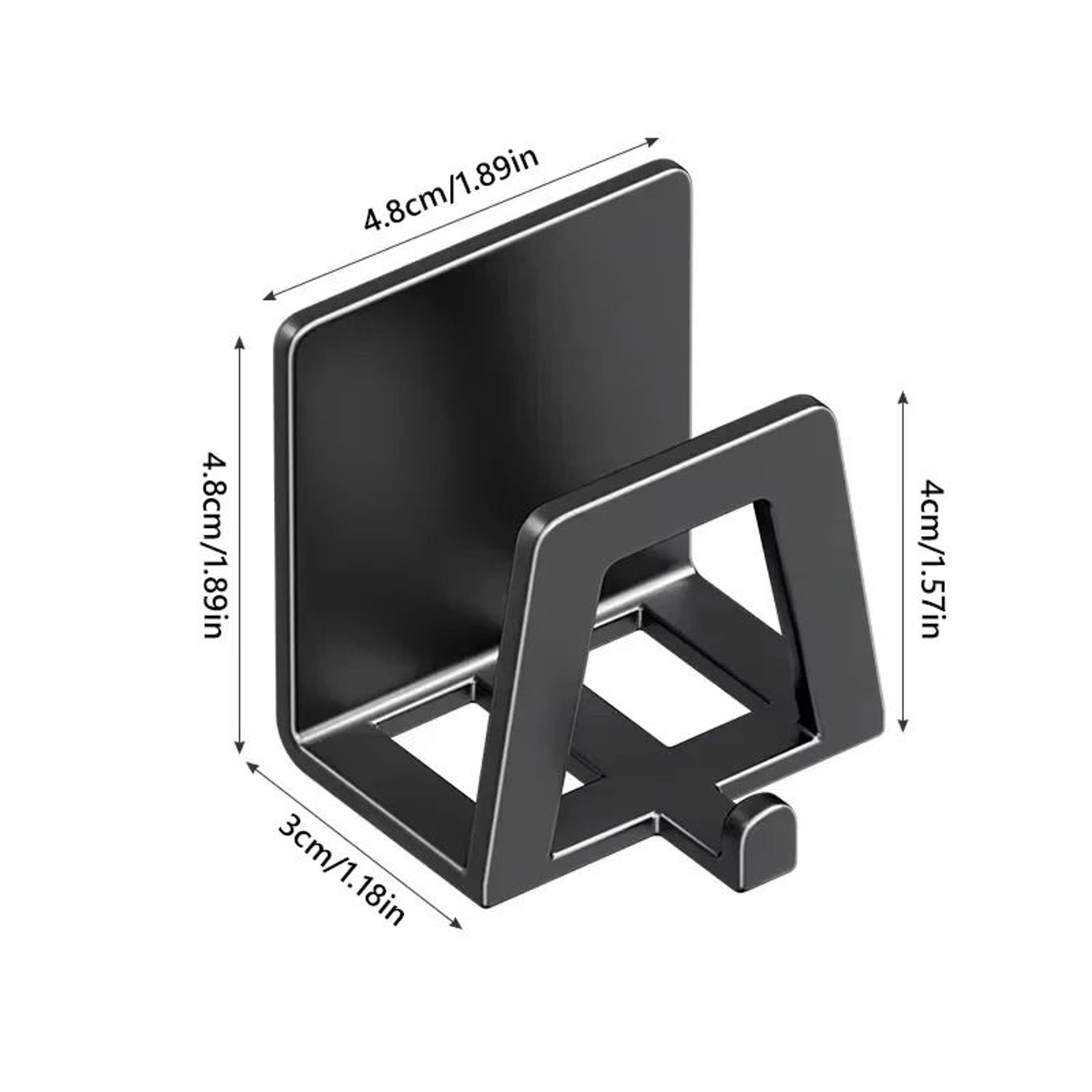 Self Adhesive Stainless Steel Sponge Holder For Kitchen Sink 4