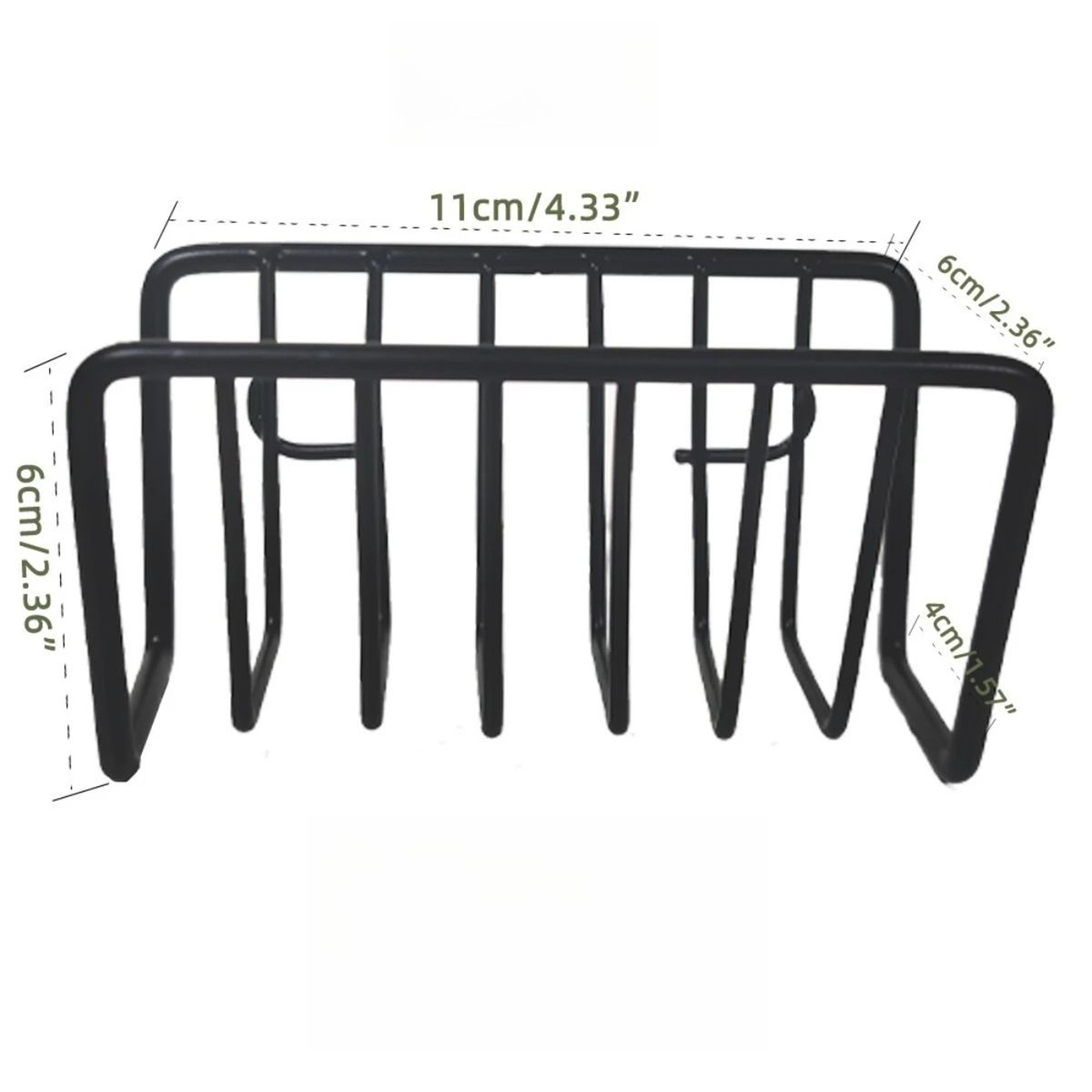 Metal Sponge Rack With Suction Cups For Kitchen Sink Storage 1