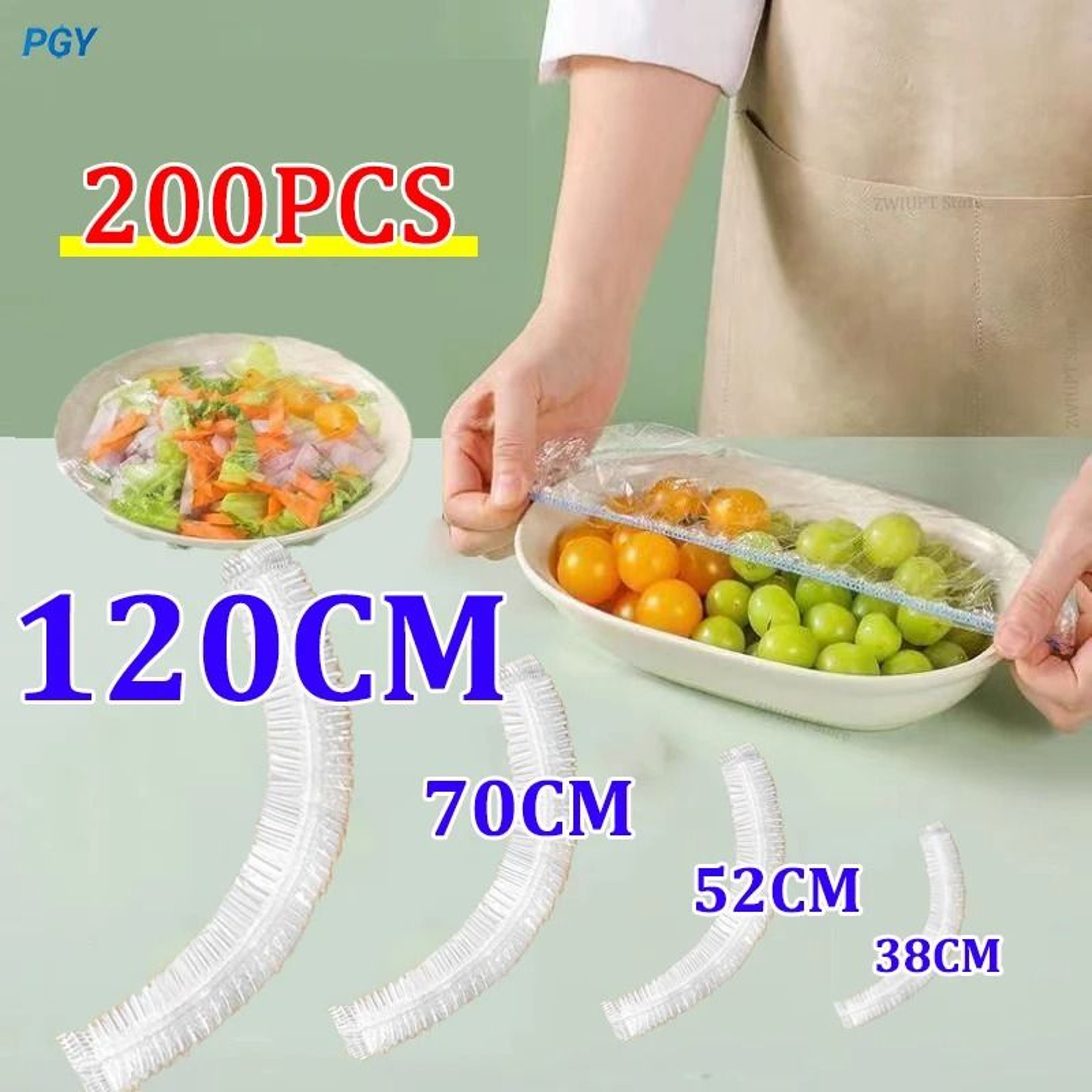 Disposable Elastic Food Covers For Fresh Kitchen Storage 11
