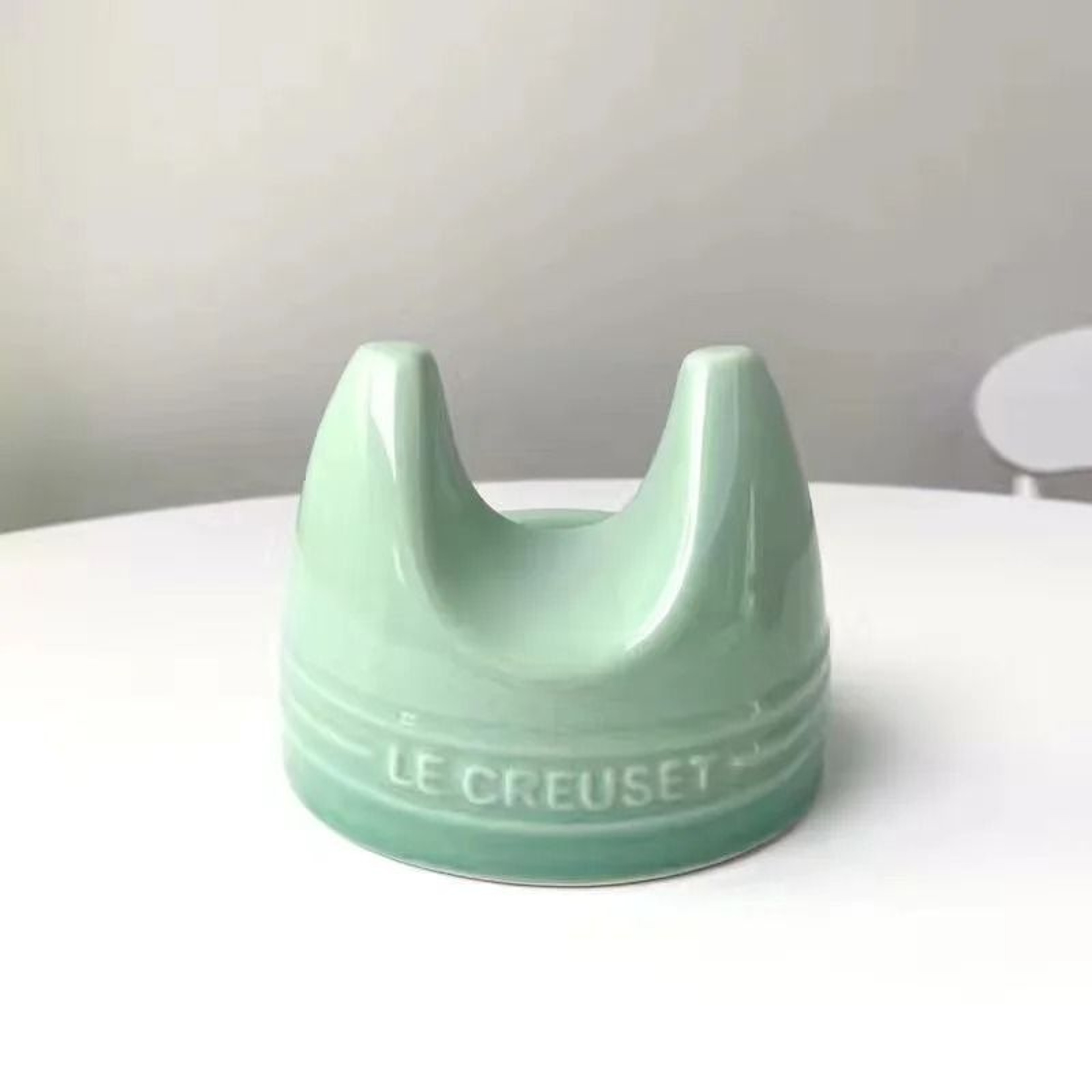 Ceramic Pot Lid Rack Spoon Holder Kitchen Organizer Stand 5