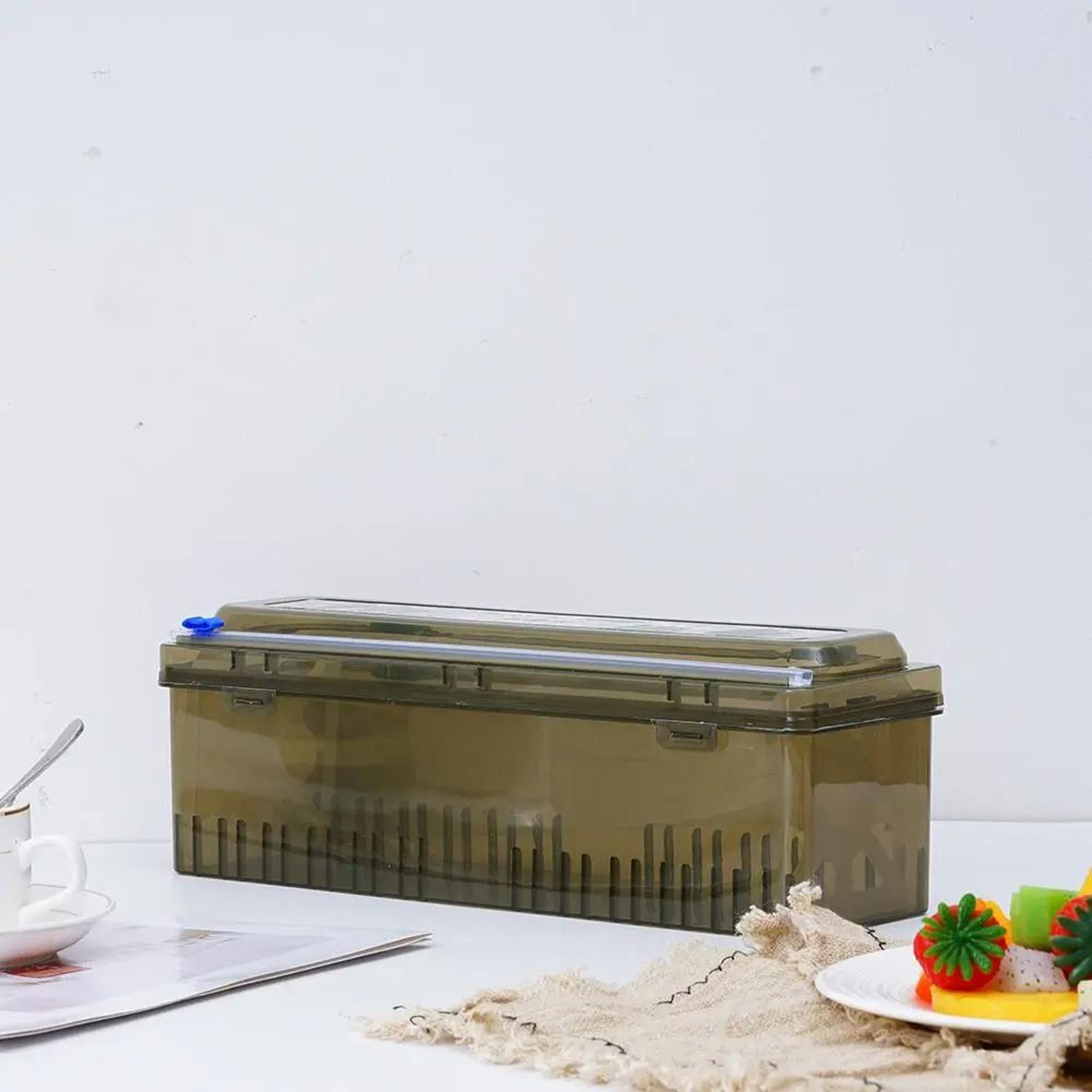 Kitchen Cling Wrap Dispenser Foil Holder With Cutter 4