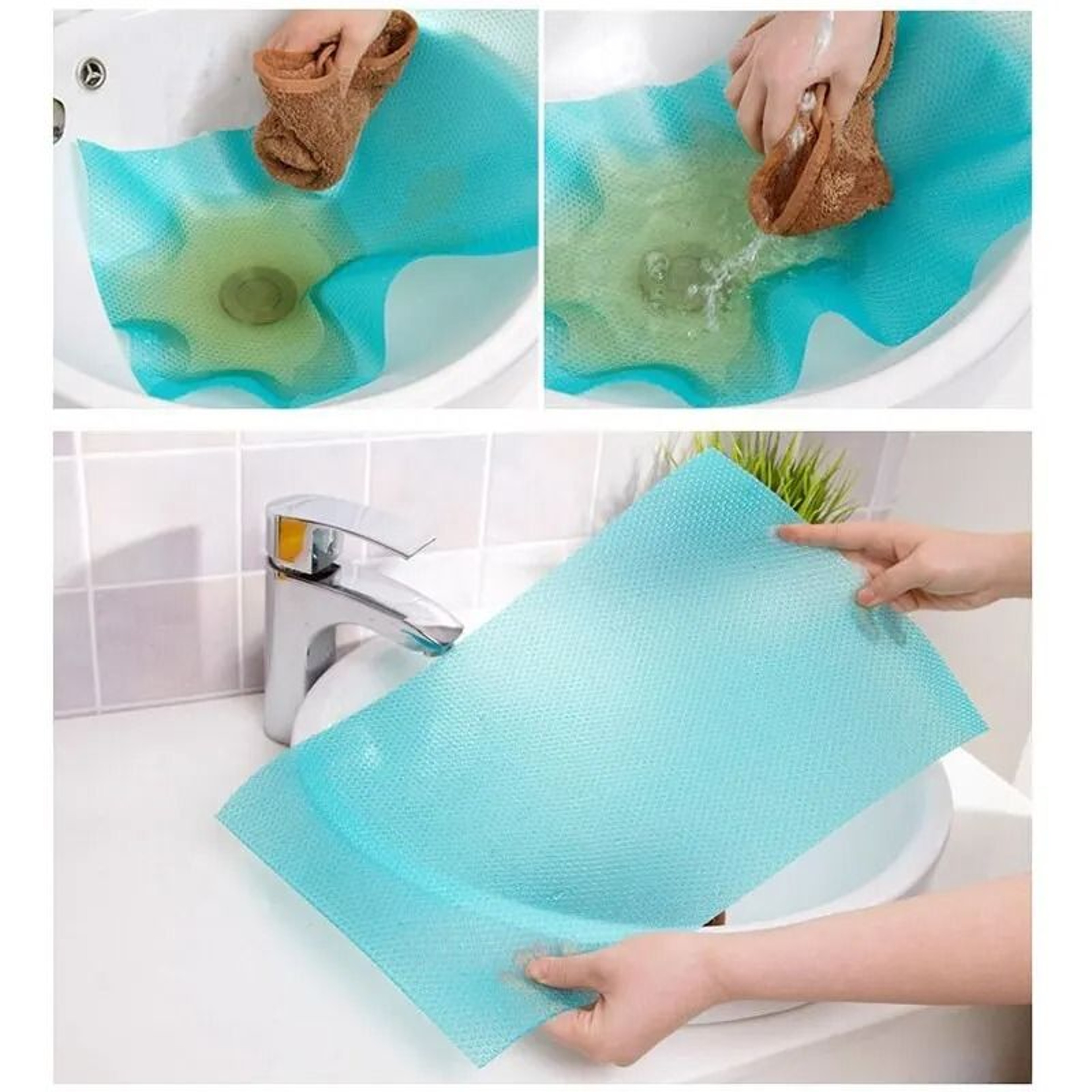 4 Piece Washable Refrigerator Shelf Liners 9