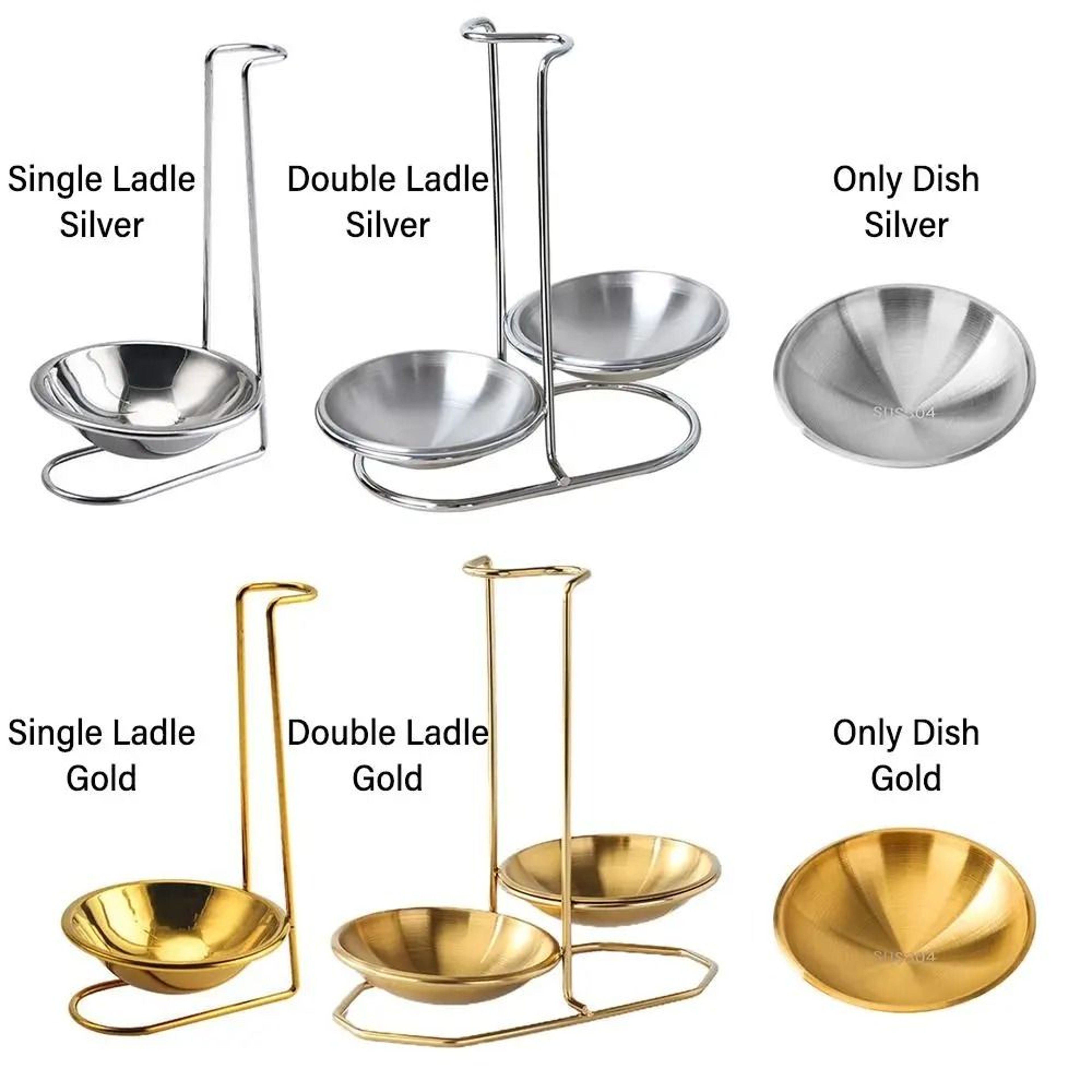 Vertical Ladle Spoon Rest Rack For Kitchen Utensil Storage Shelf 7