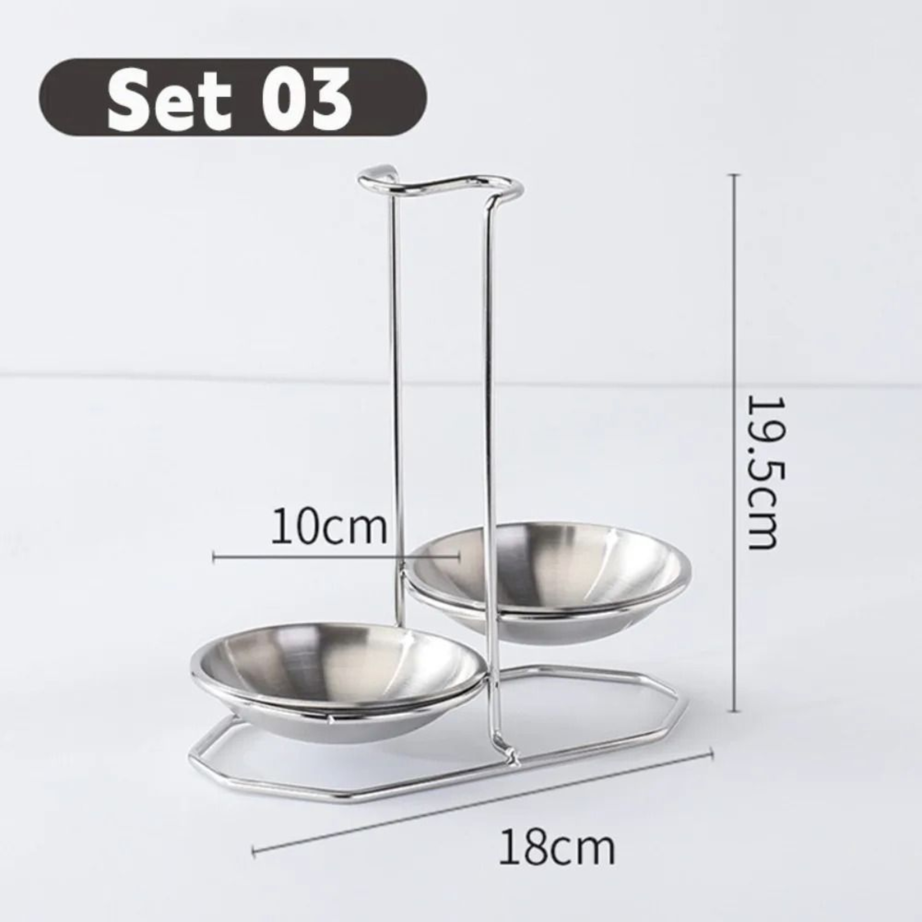 Vertical Ladle Spoon Rest Rack For Kitchen Utensil Storage Shelf 5