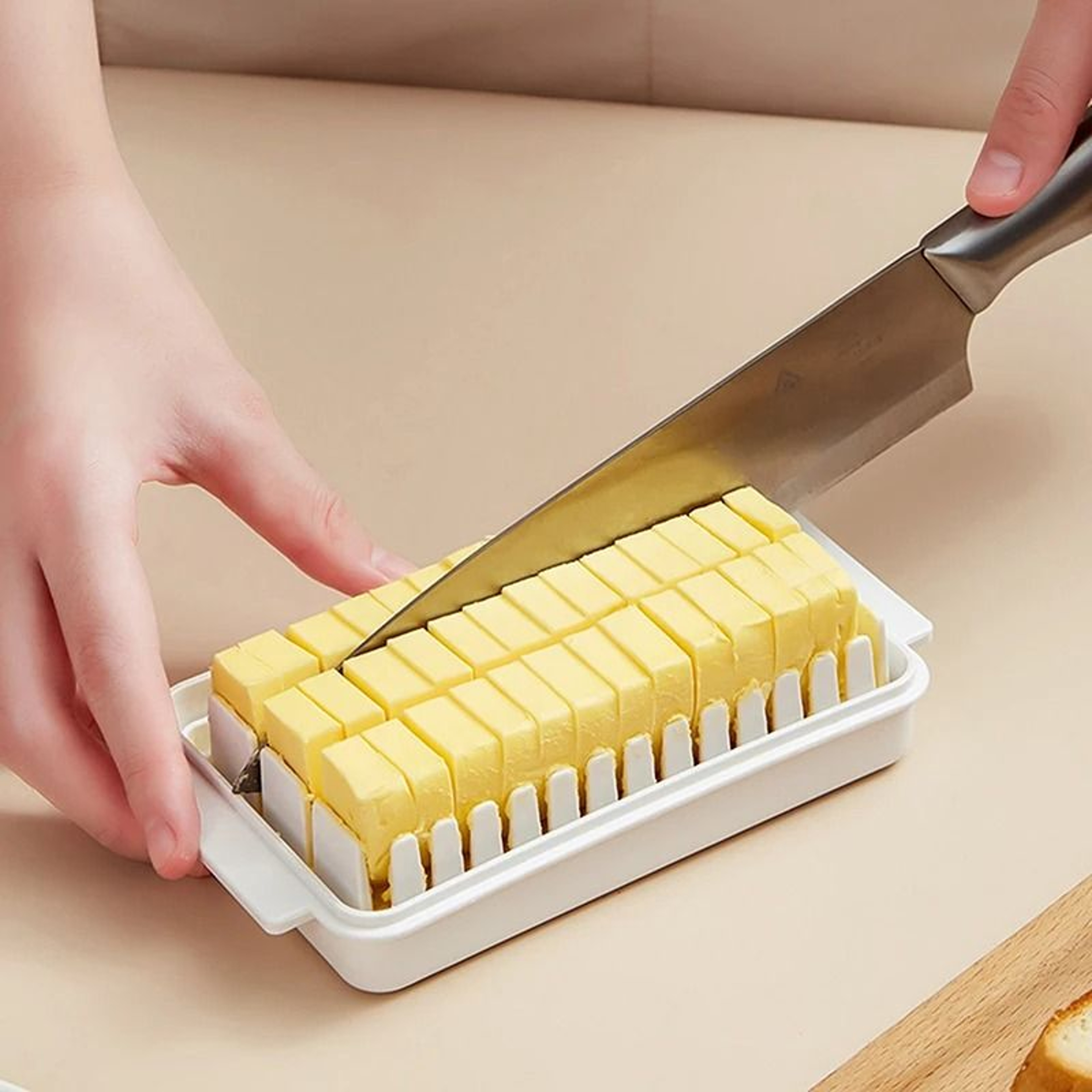 Butter Cheese Cutter Storage Box With Lid For Refrigerator Fresh Keeping 4