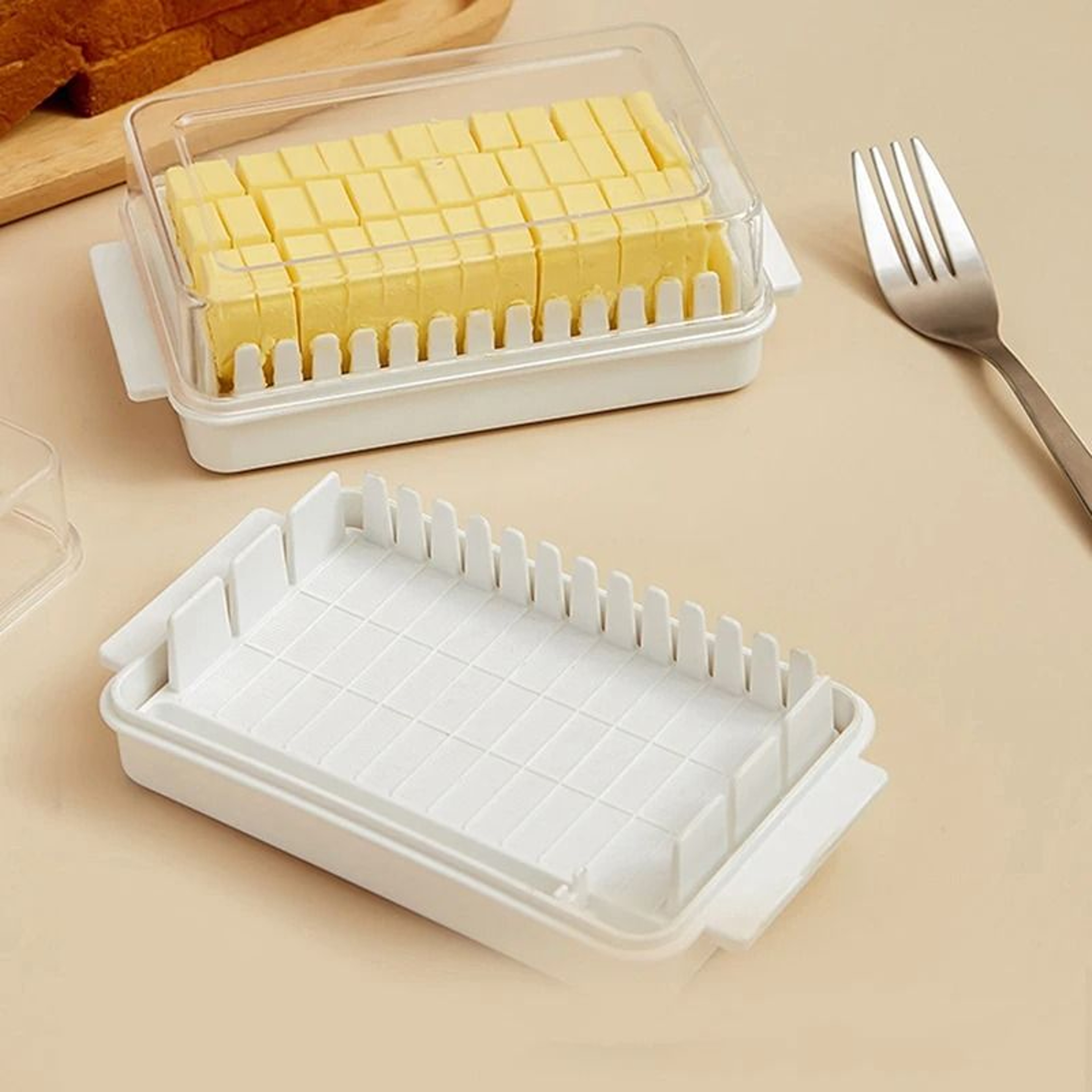 Butter Cheese Cutter Storage Box With Lid For Refrigerator Fresh Keeping 6