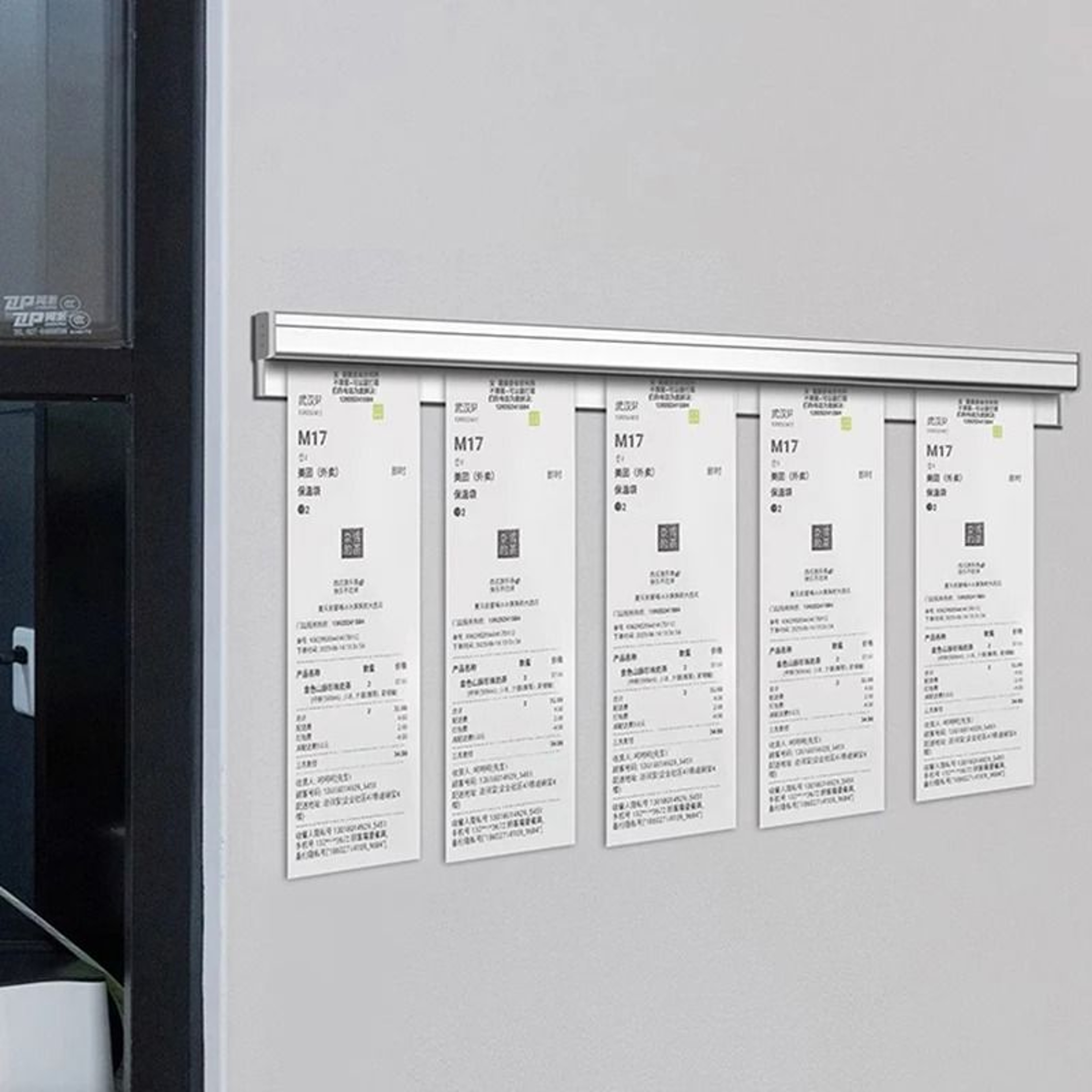 Punch Free Kitchen Order Ticket Holder For Restaurant Menu Organization 0