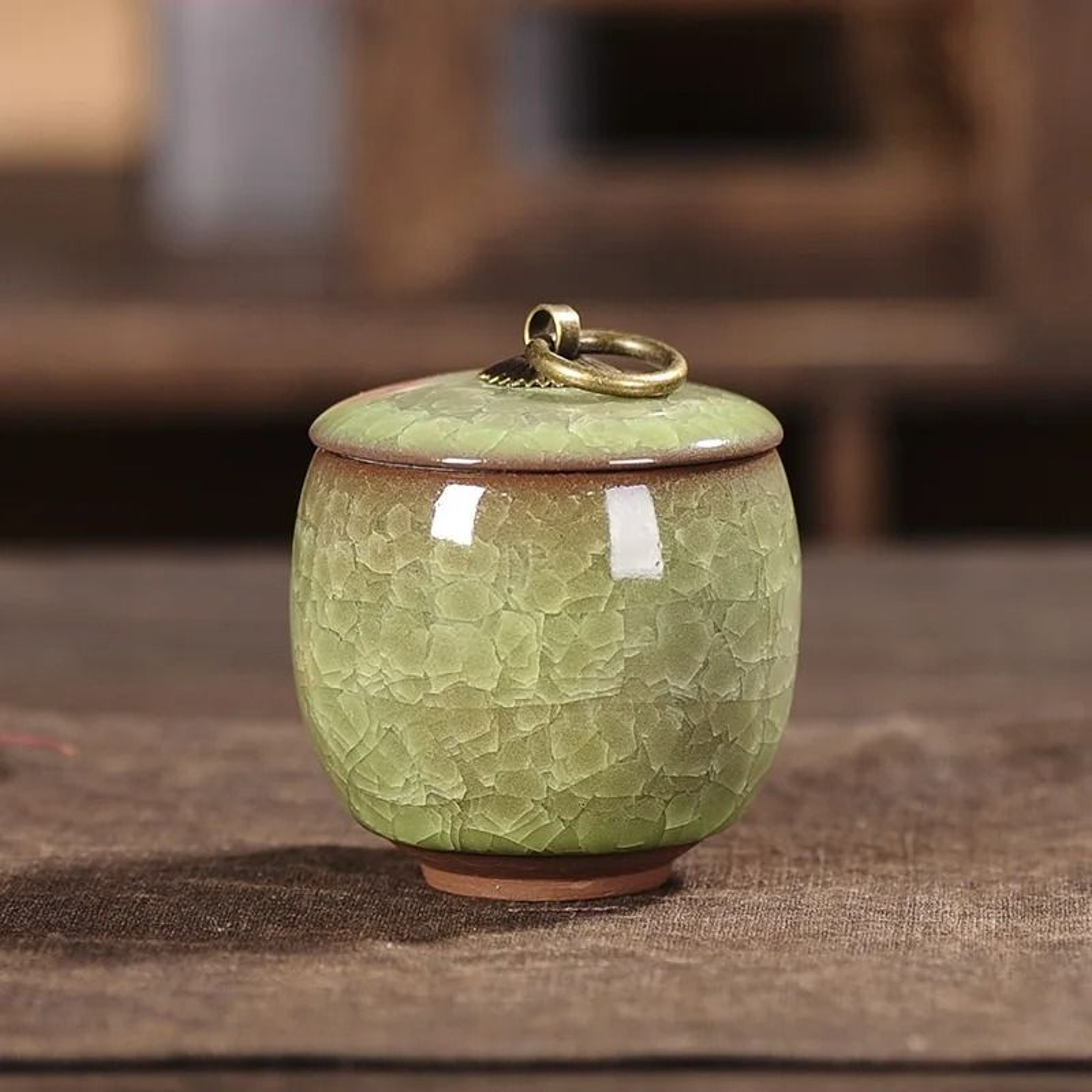 Mini Ceramic Storage Jar For Tea Coffee Sugar And Kitchen Decor 11