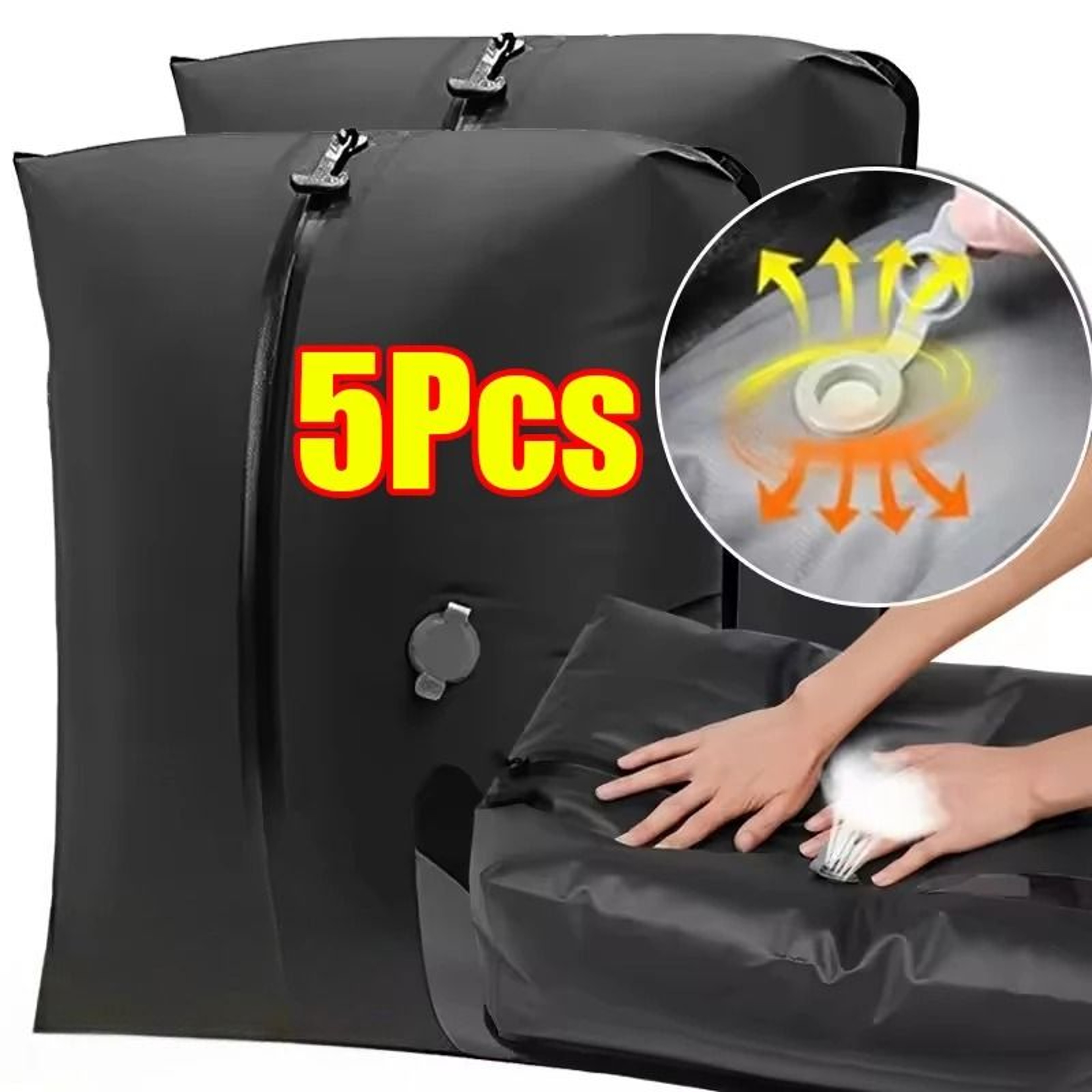 Travel Vacuum Compression Storage Bags For Luggage And Backpack Packing 0