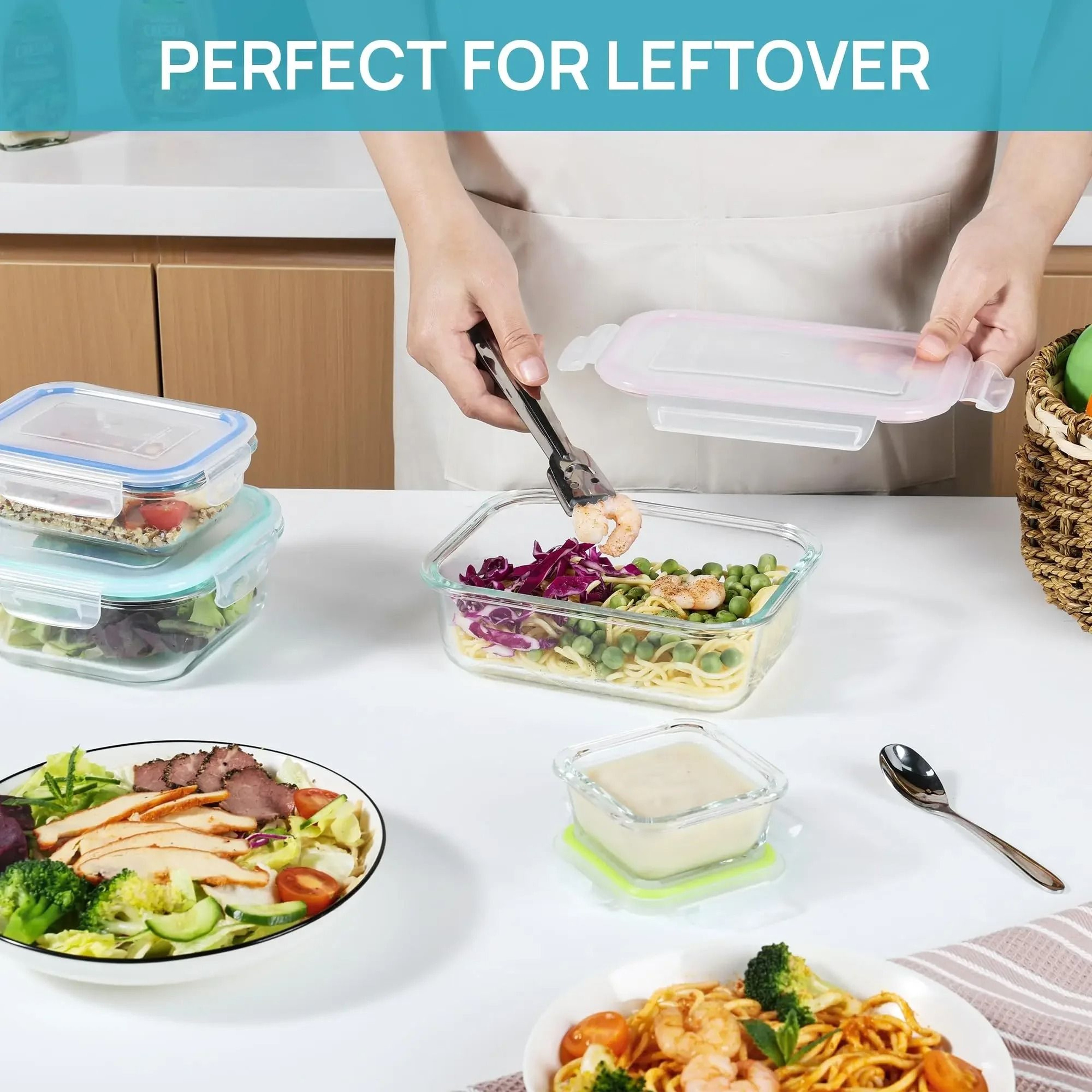 Glass Lunch Box Food Storage Container For Meal Prep And Bento Meals 10