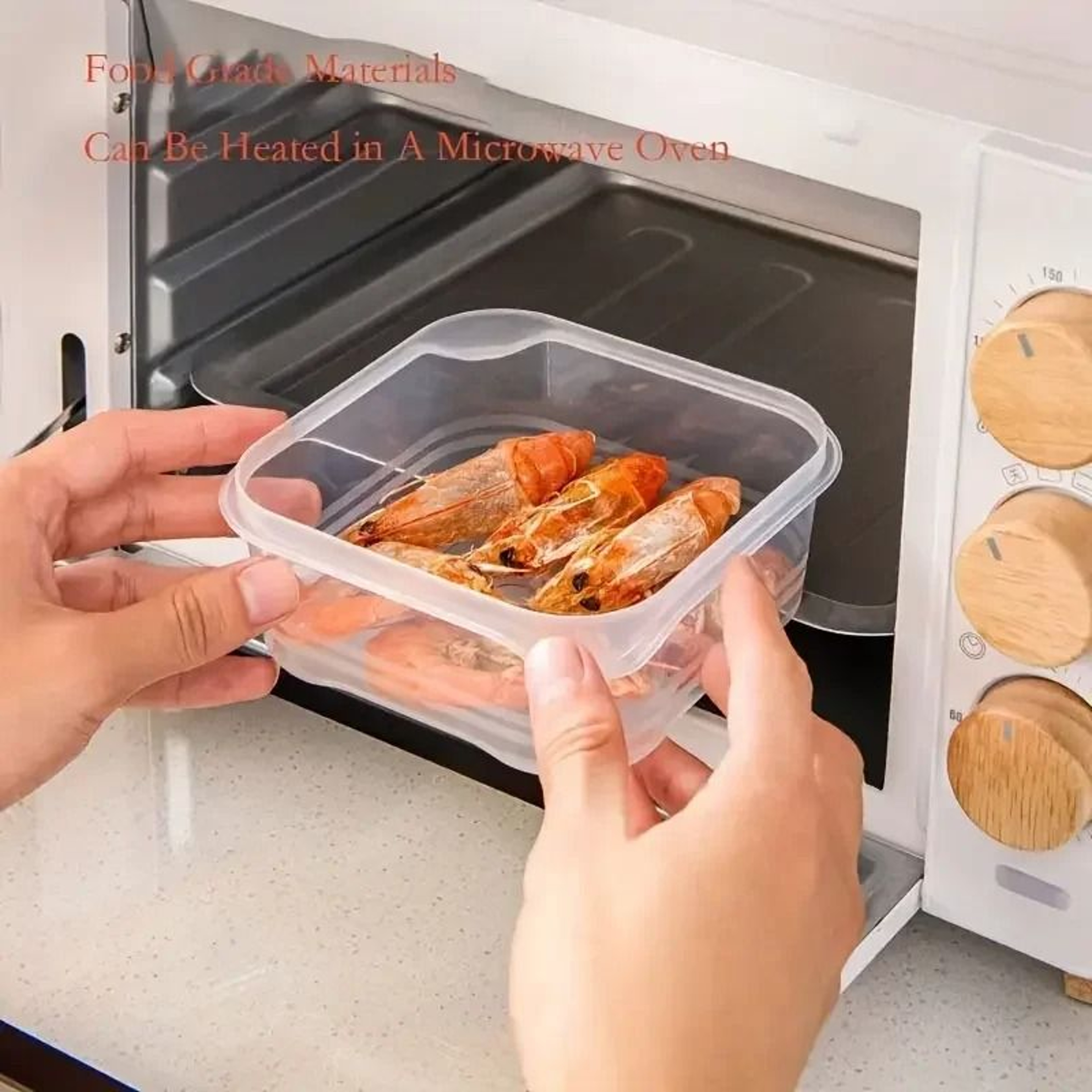 Clear Sealed Food Storage Boxes For Fridge And Freezer 10