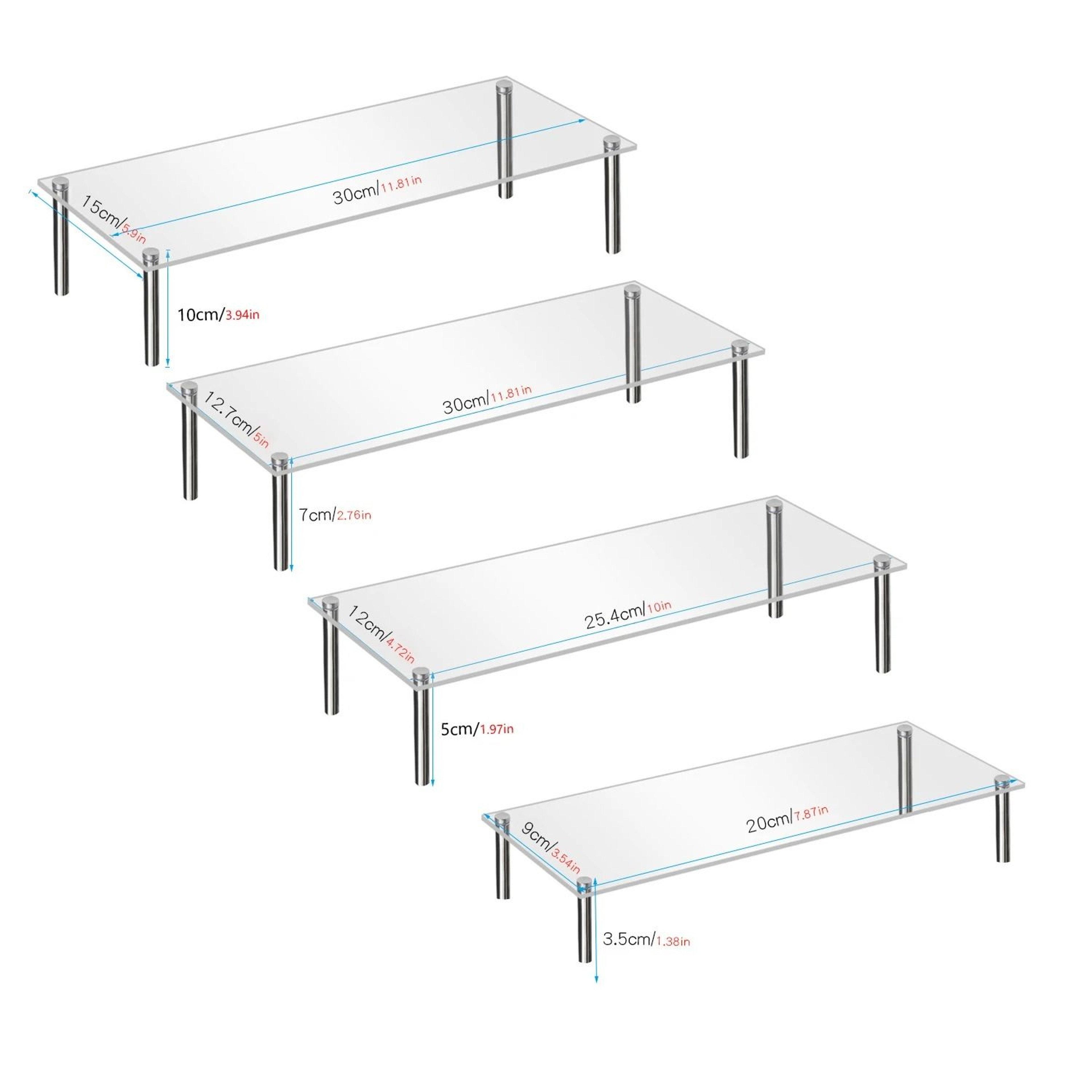 Clear Acrylic Display Stand For Cupcakes And Decor 6