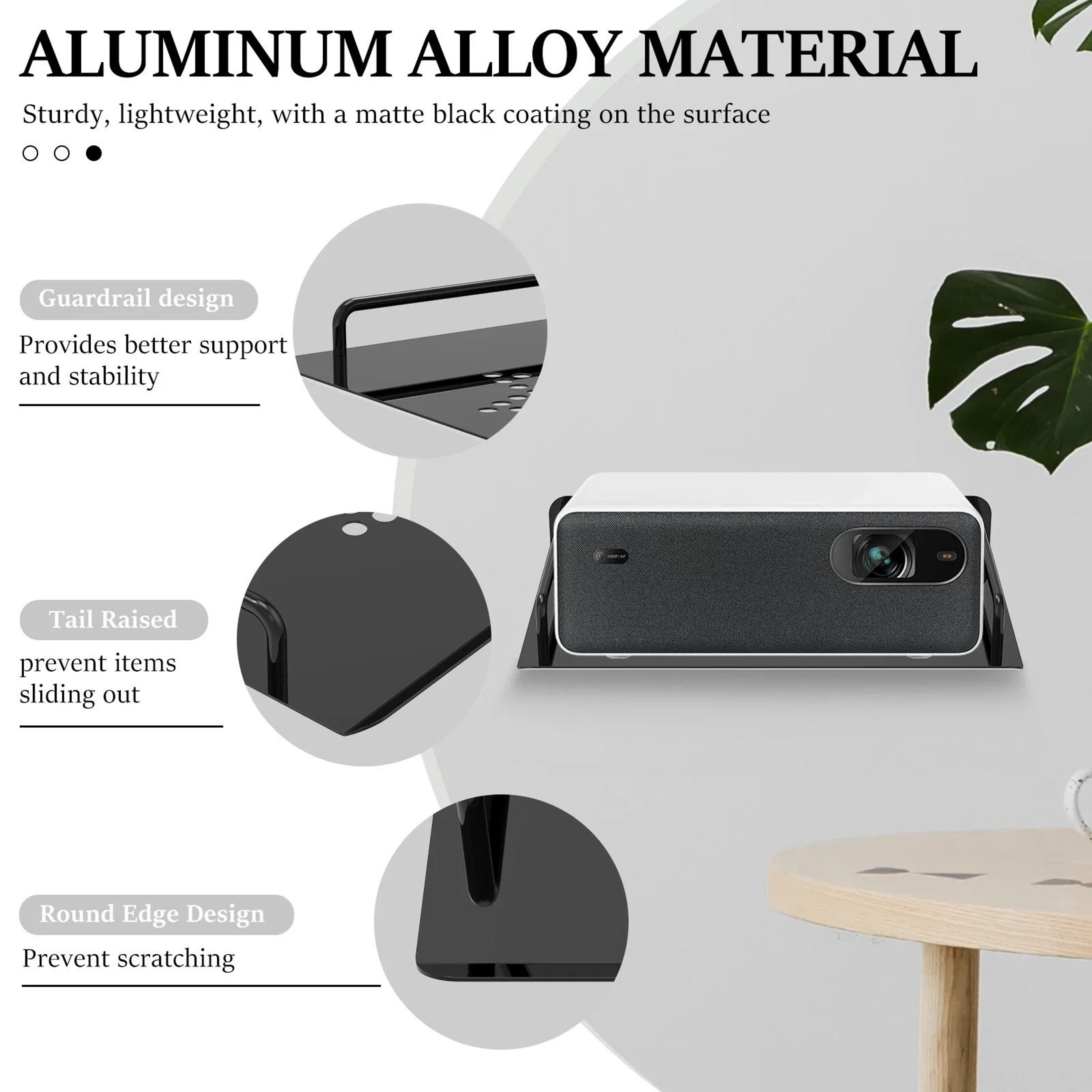 Wall Mounted Projector Stand For Router And TV Box Storage 4