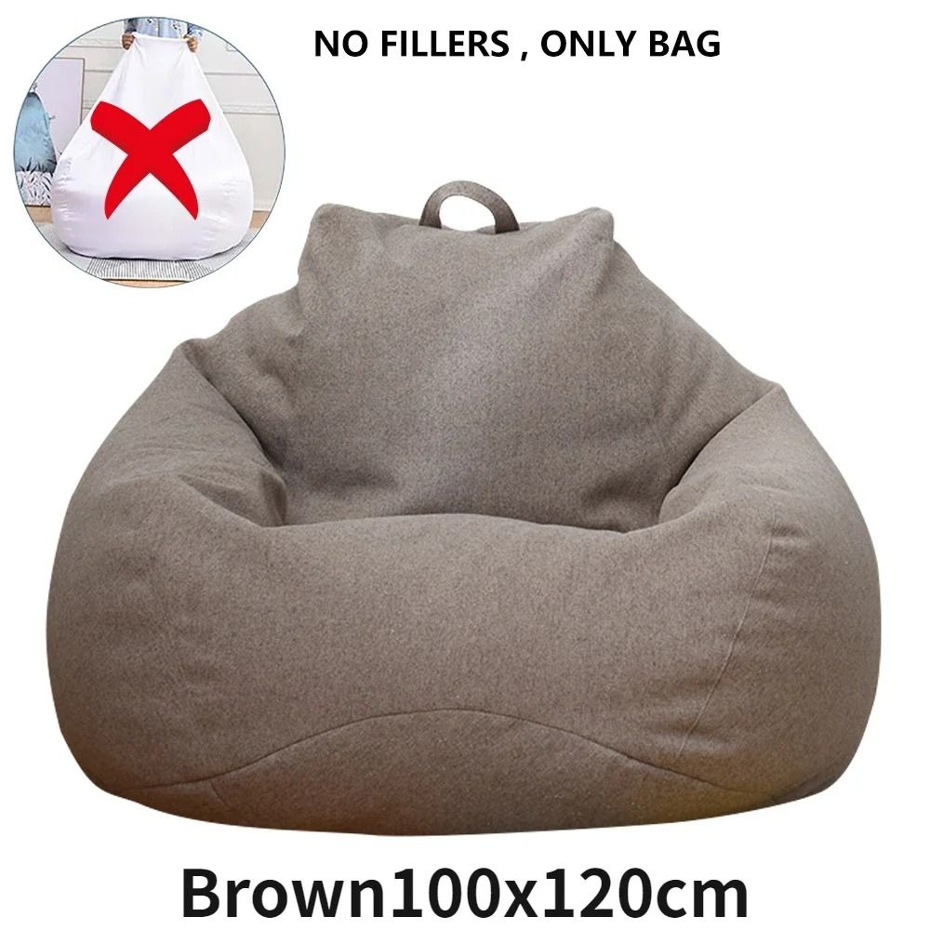 Large Bean Bag Chair Cover For Indoor And Outdoor Lounging 7