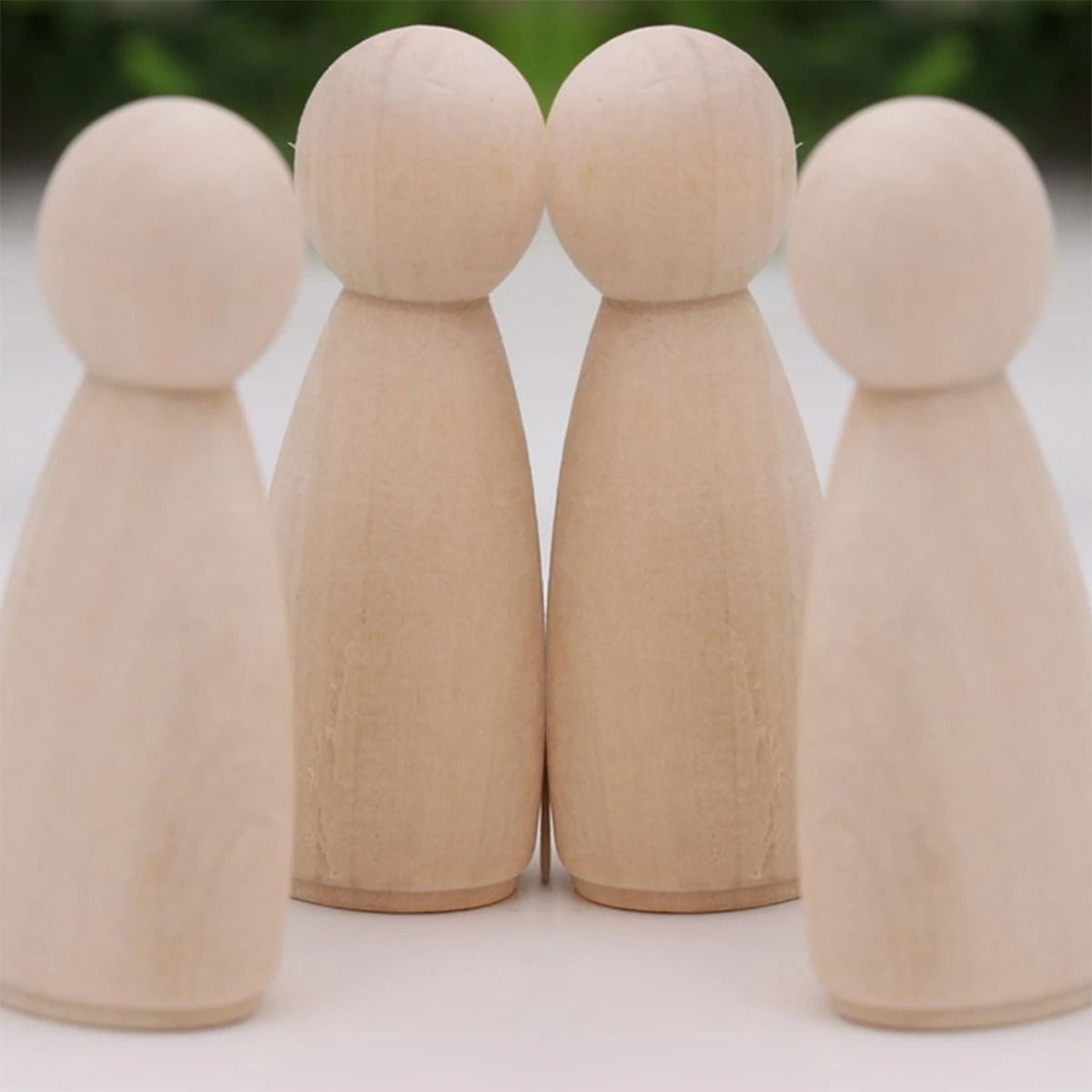 20 Pack Unfinished Wooden Peg Dolls For DIY Crafts 4
