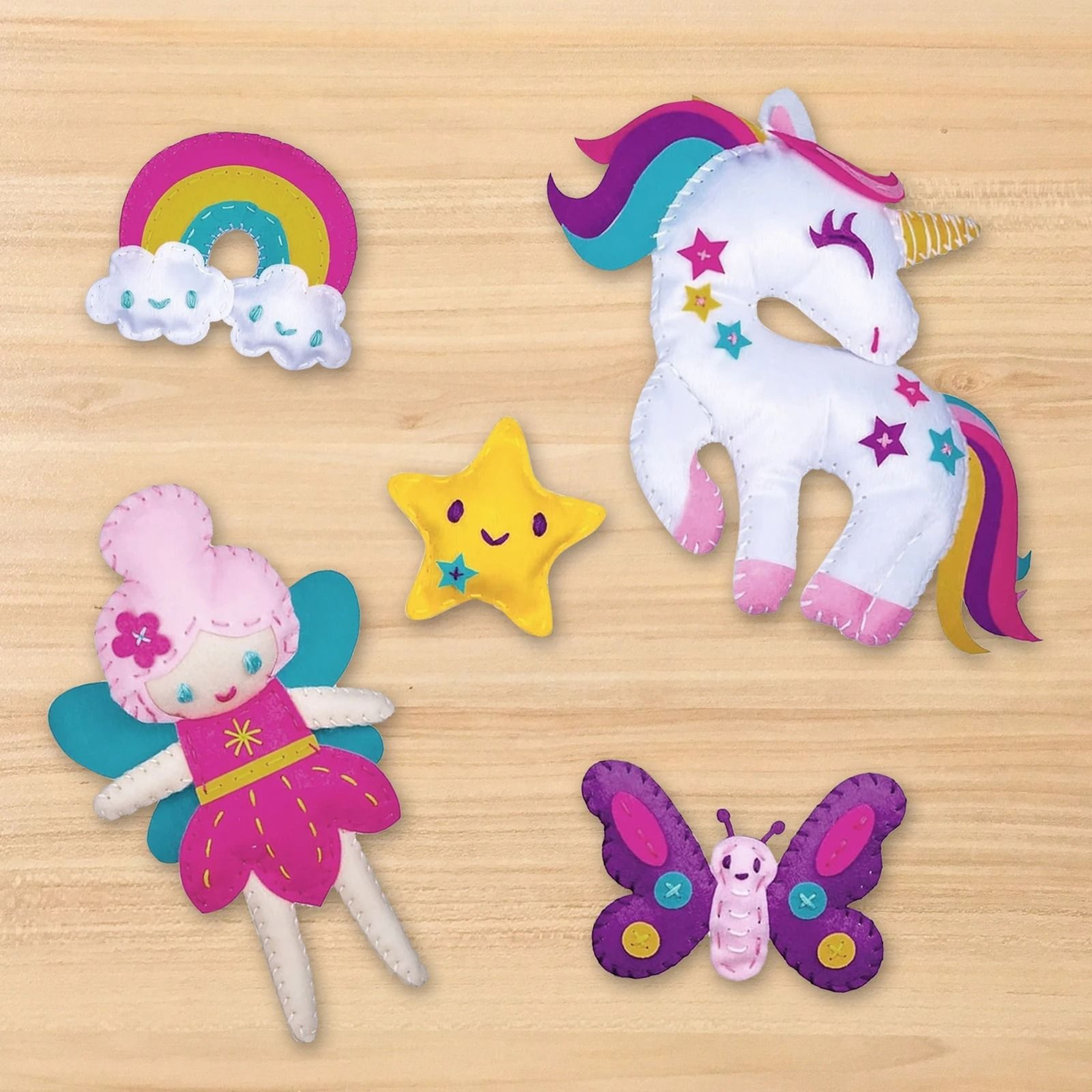 Kids Felt Sewing Kit For Beginner DIY Craft Projects 5