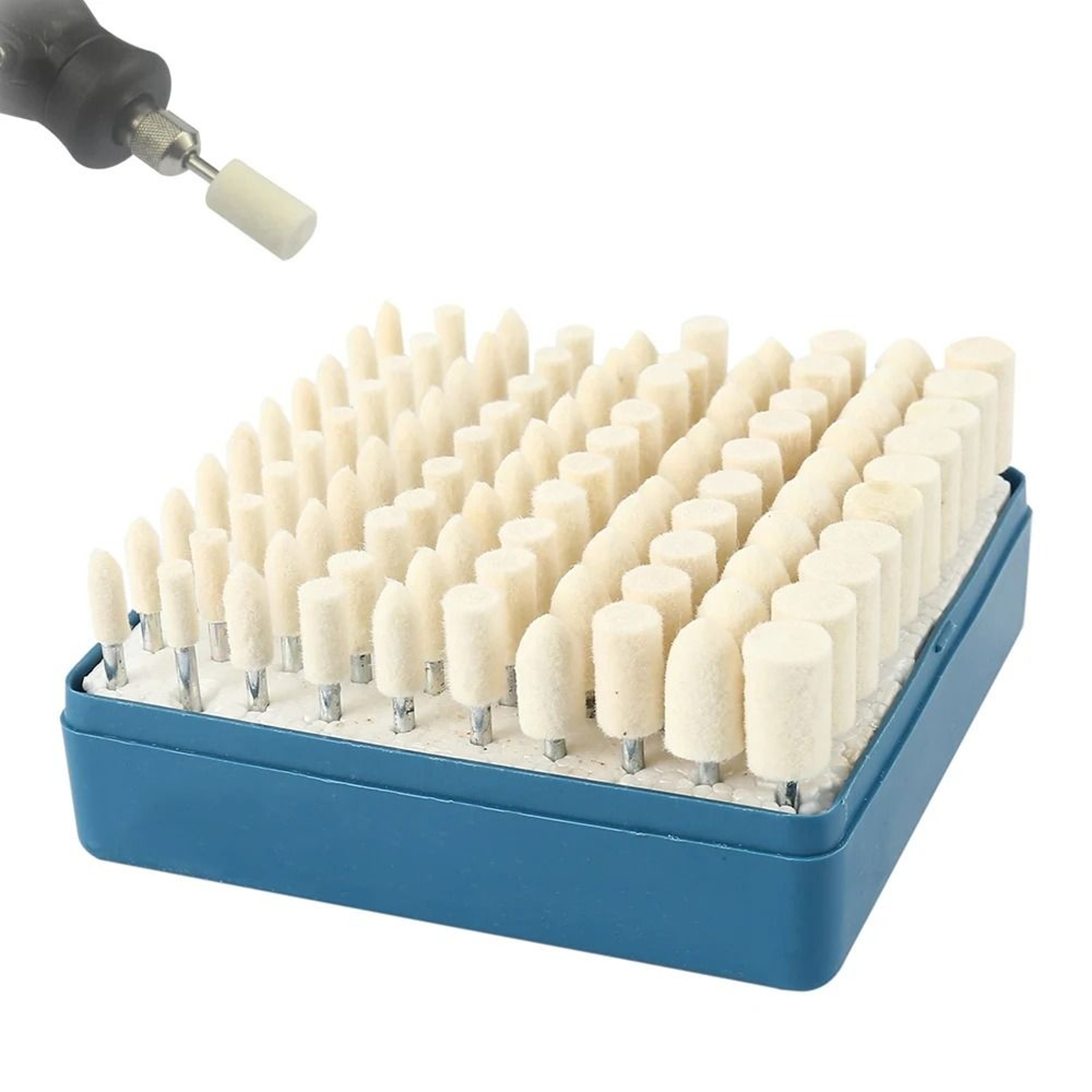 Wool Felt Polishing Wheel Set For Rotary Tool Buffing 0