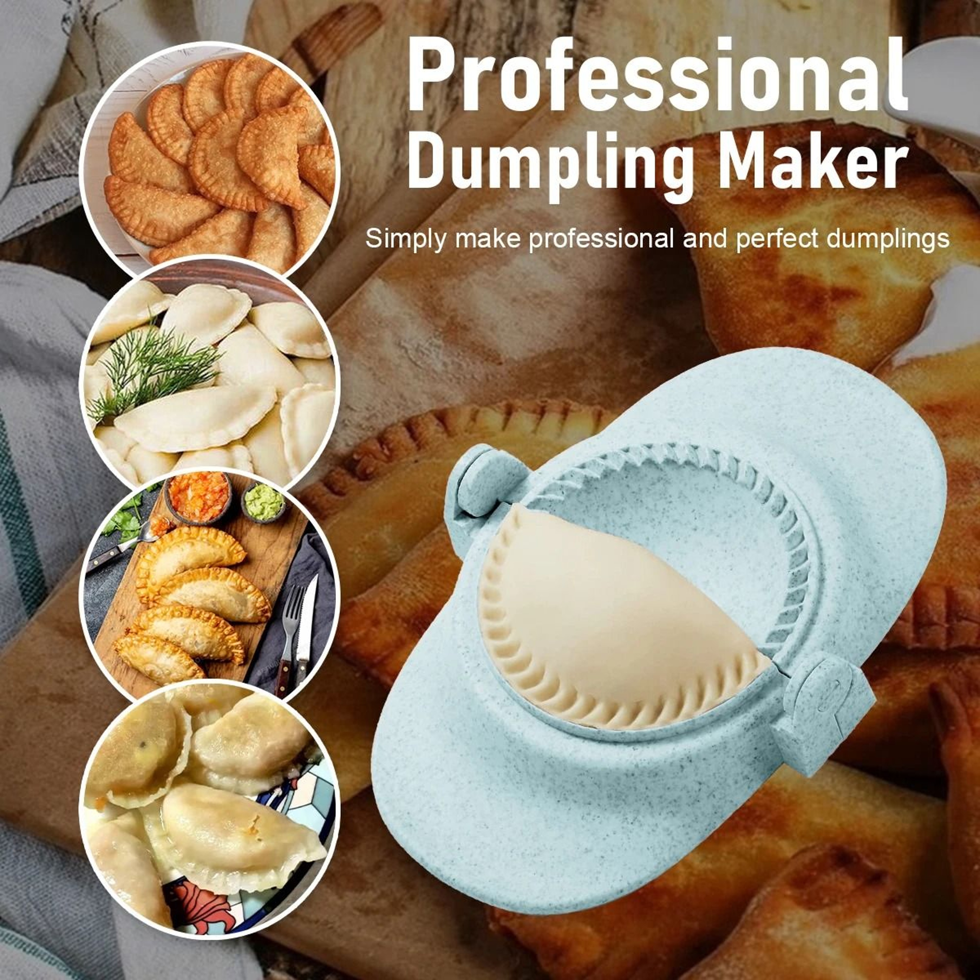 Stainless Steel Dumpling Maker Set For Empanadas And Pastries 7