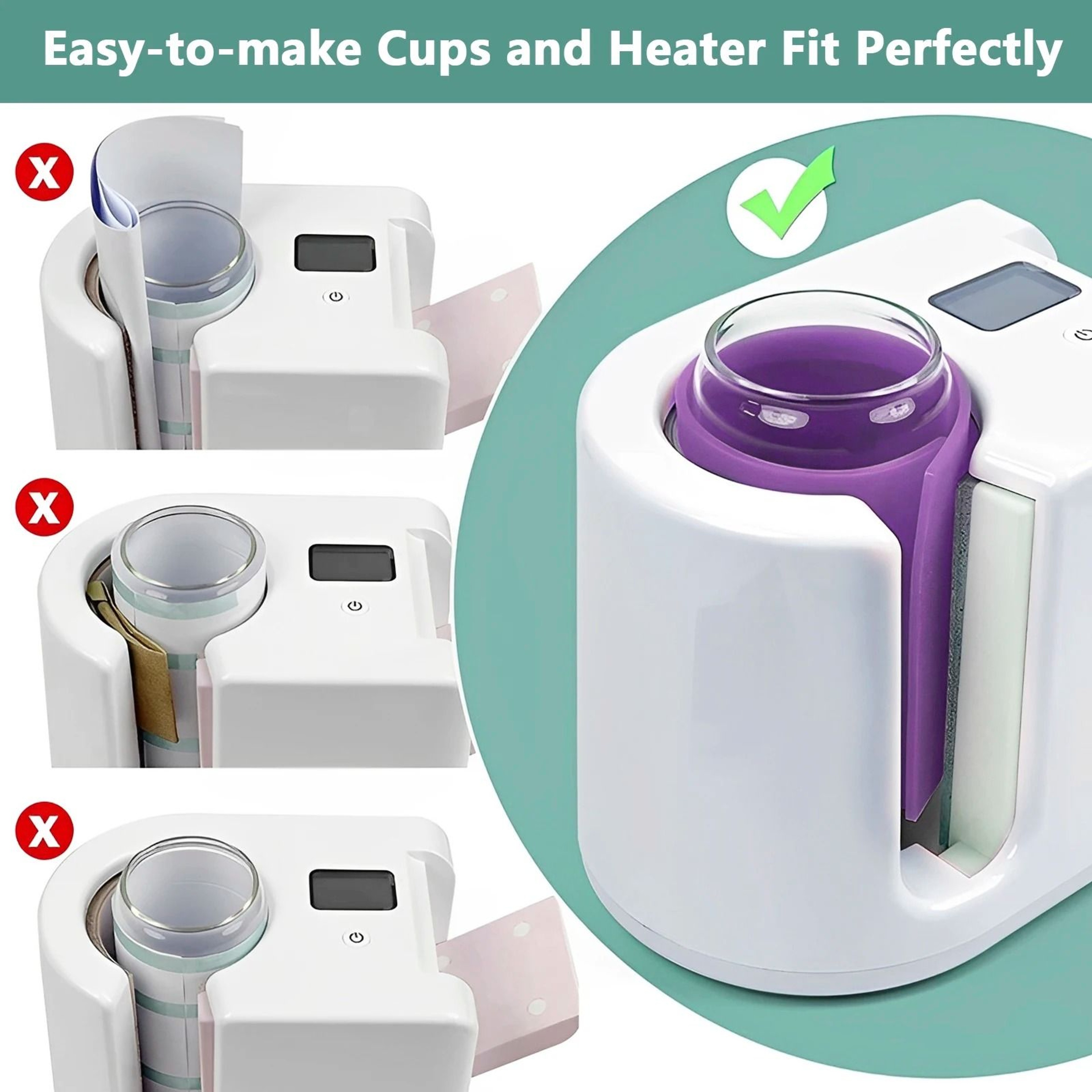 Silicone Sublimation Tumbler Wrap Set For Mug Press Machines 8