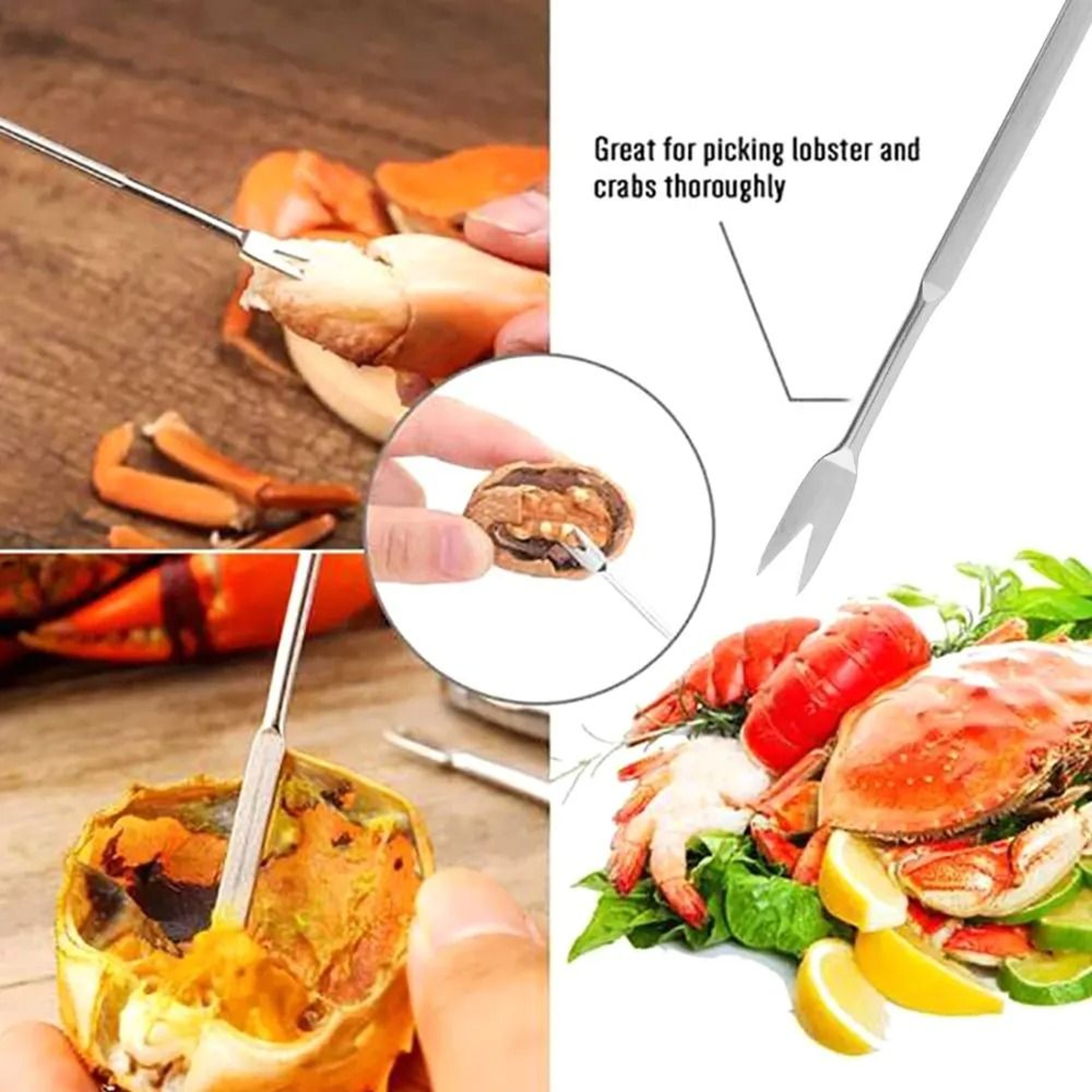 Seafood Tools Set For Crab Lobster And Shellfish 2