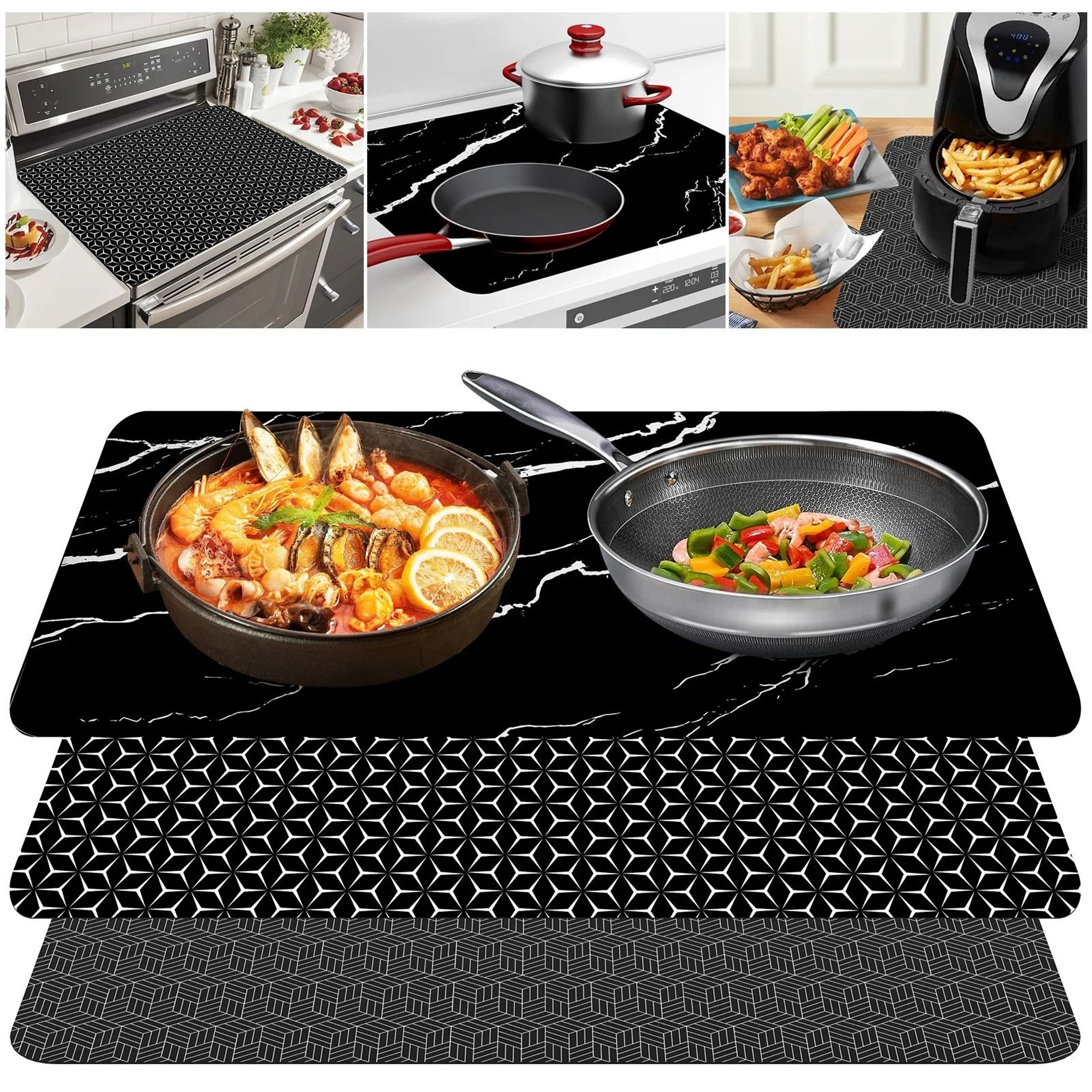 Silicone Induction Cooktop Protector Mat For Scratch Free Cooking 0
