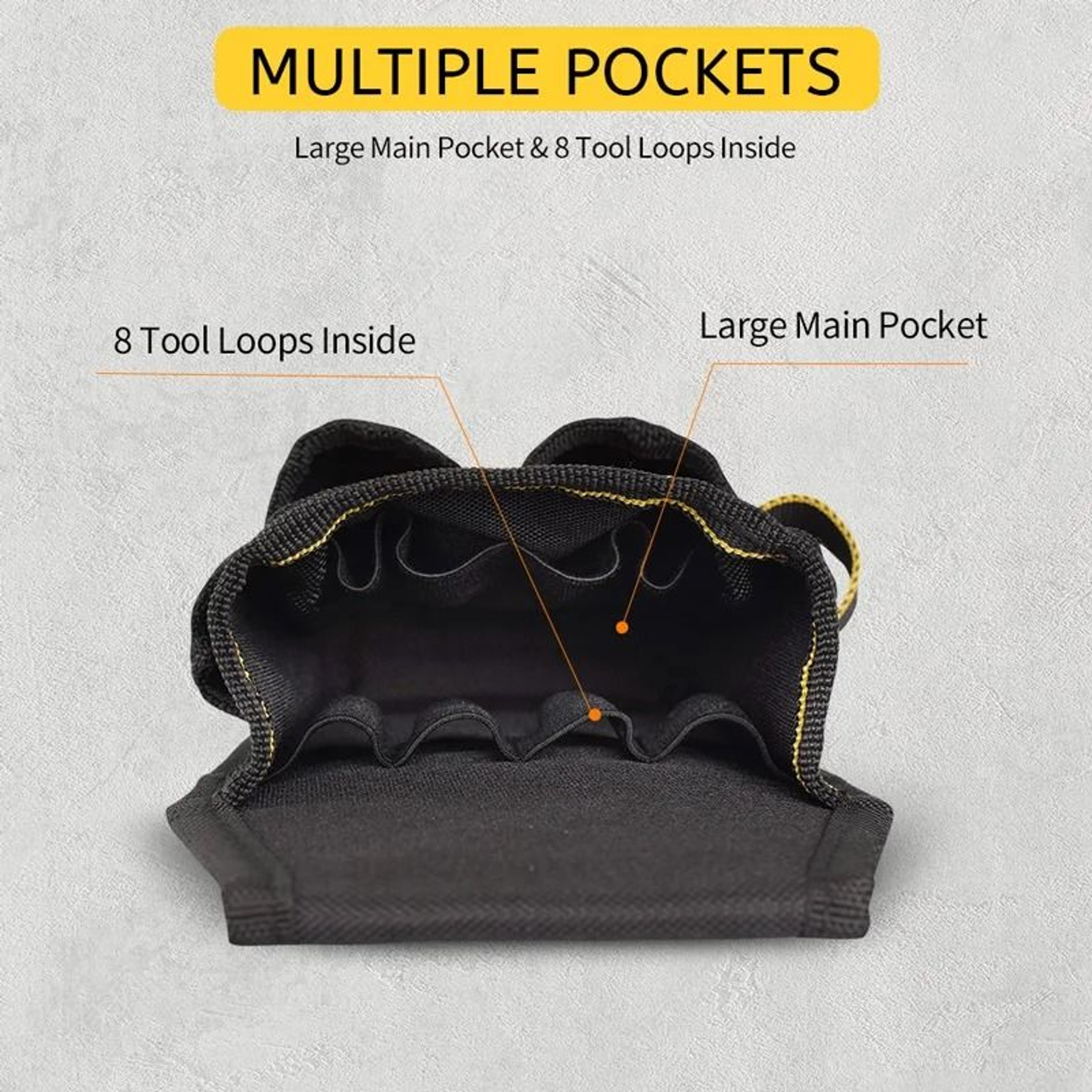 WINHUNT Mini Tool Pouch With Belt Clip For Electricians 3