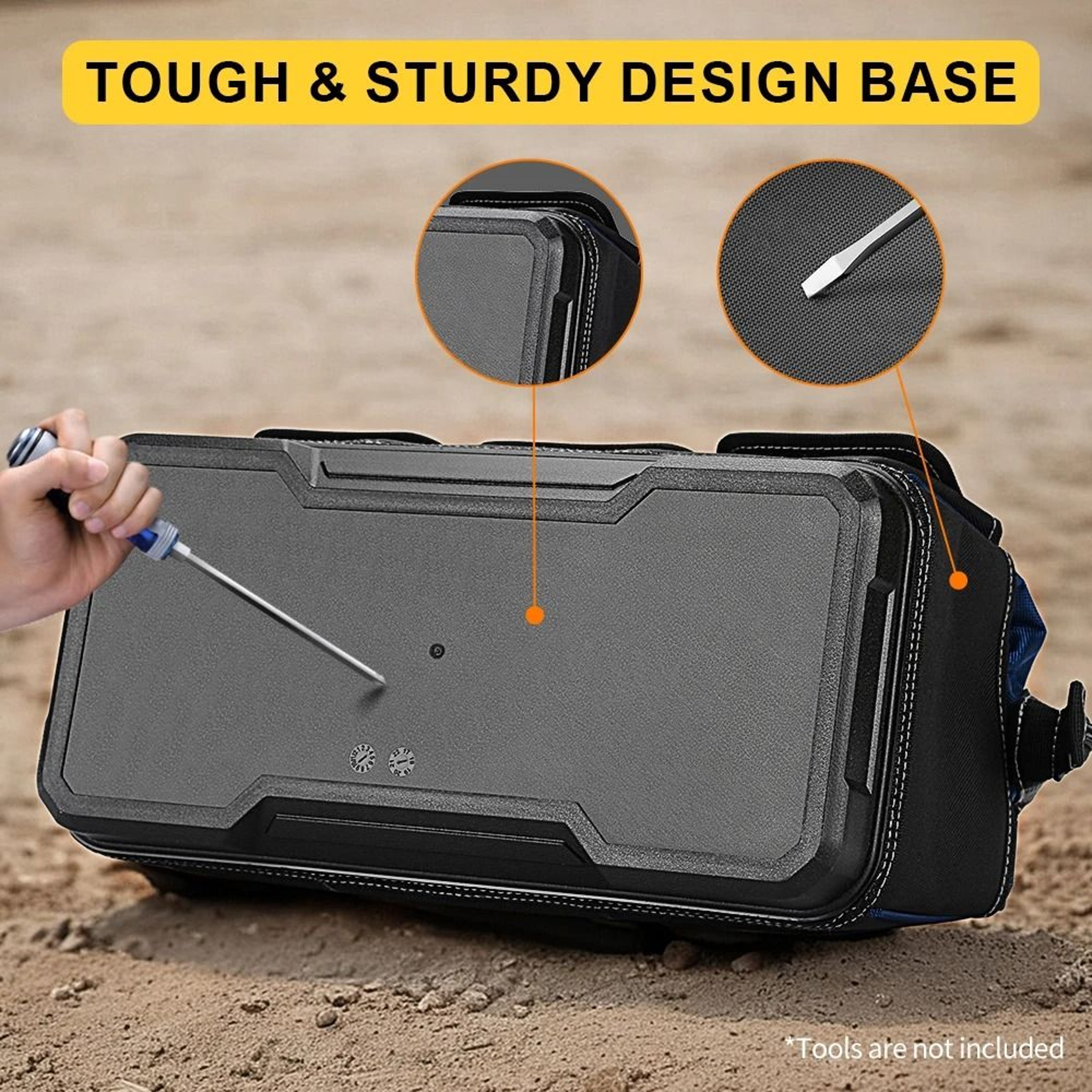 WINHUNT Large Capacity Canvas Electrician Tool Bag For Repairs 7