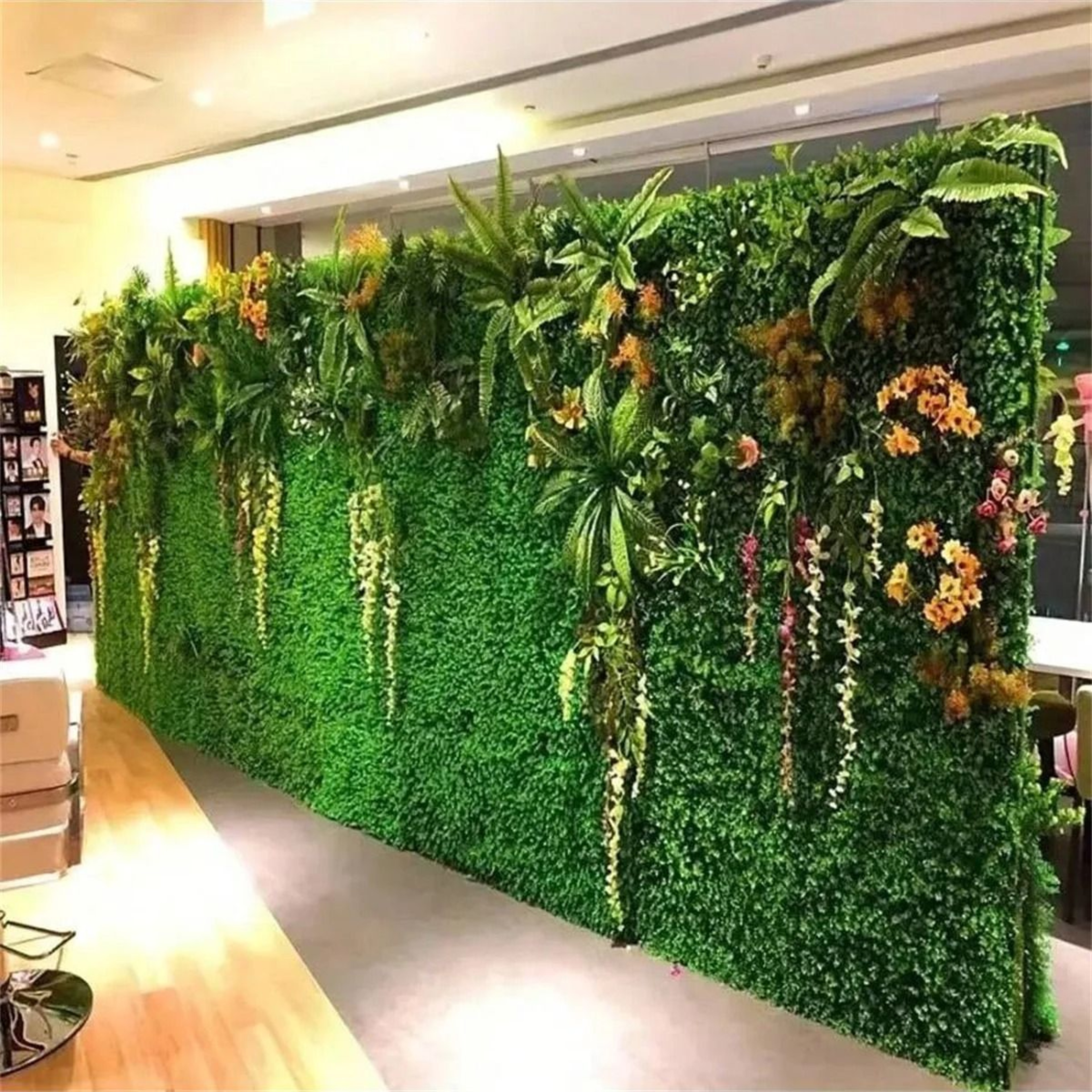 Artificial Green Plant Wall Panel For Home And Party Decor 7