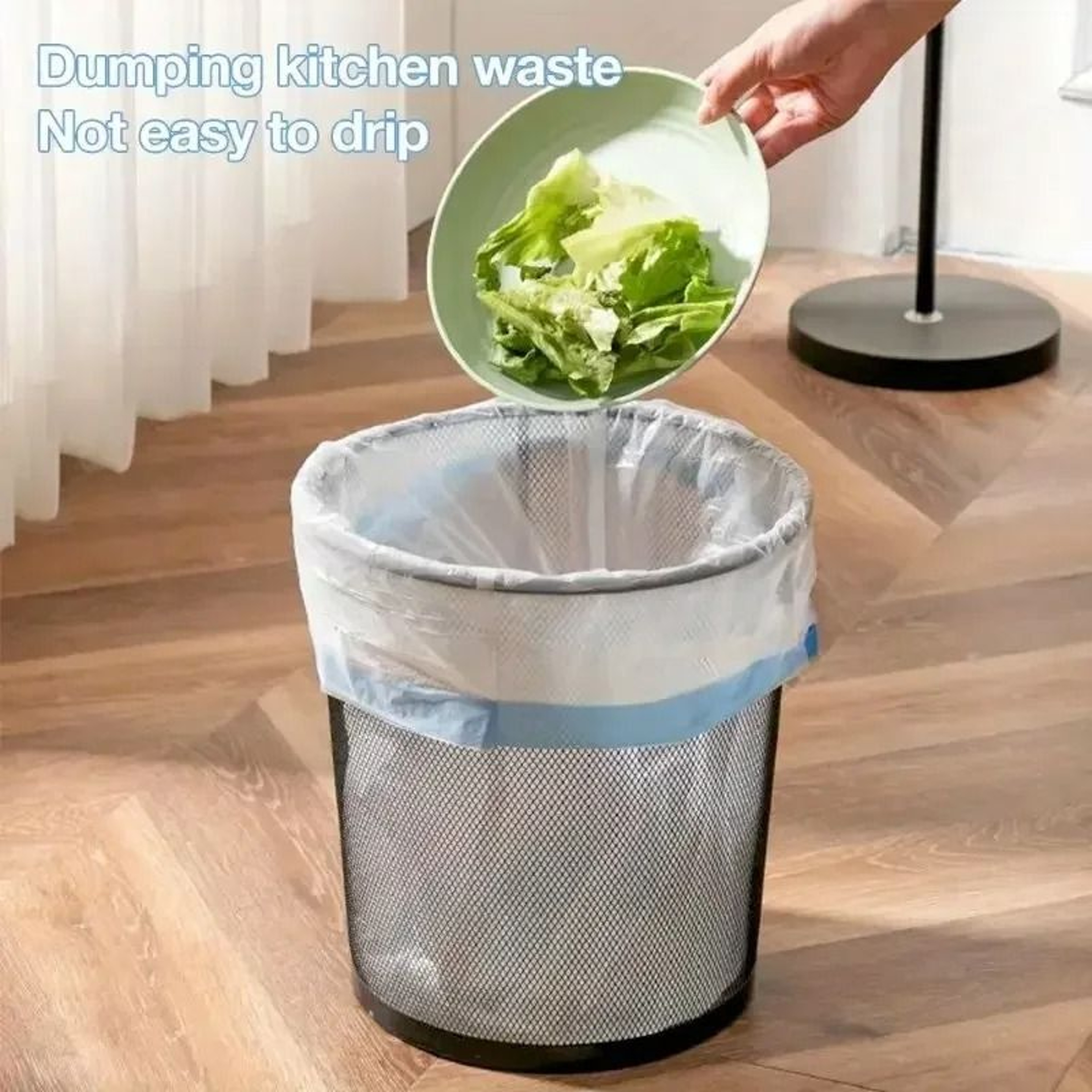 Thick Drawstring Garbage Bags For Kitchen Dorm And Daily Cleanup 5