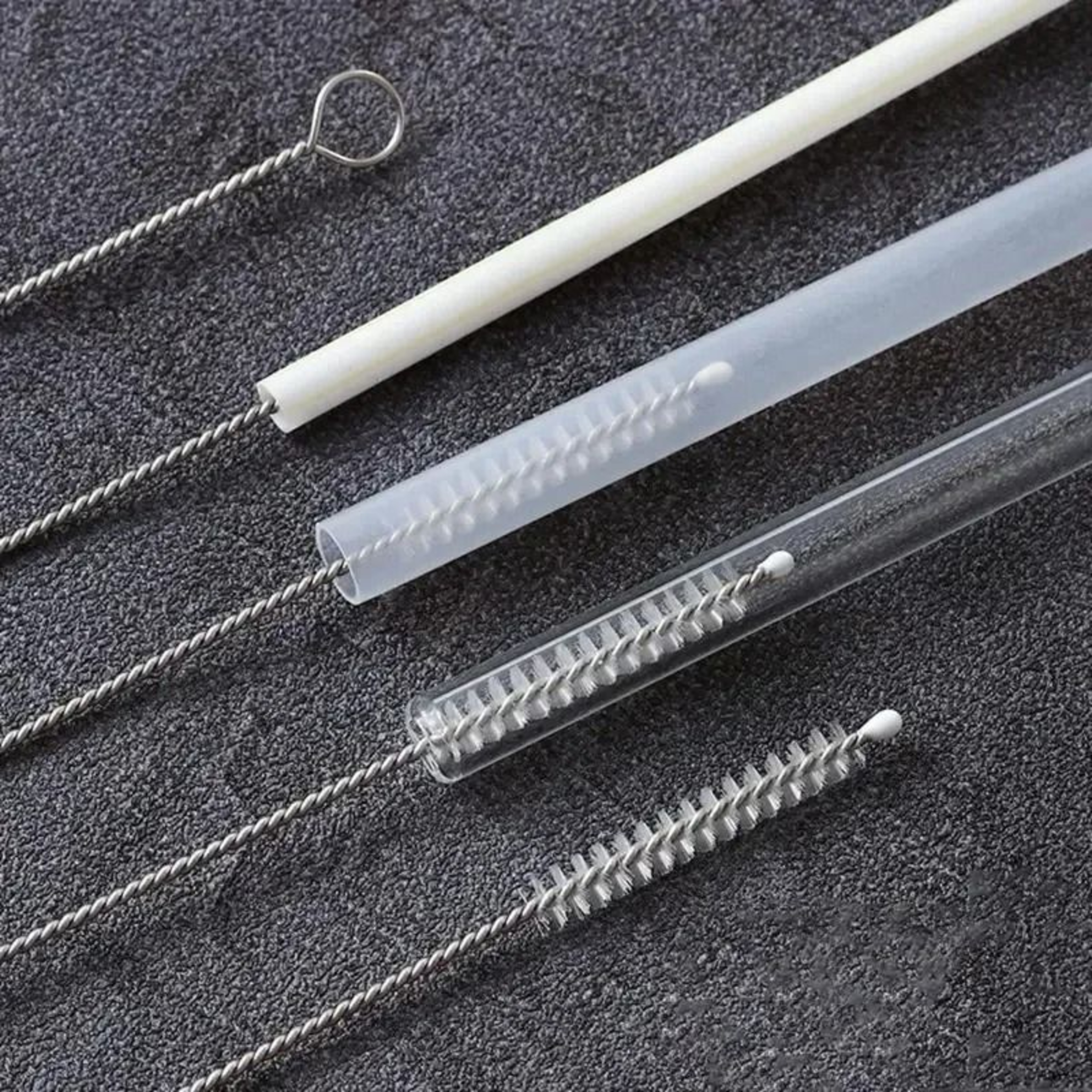 Reusable Straw Cleaning Brush Kit For Bottles And Cups 9