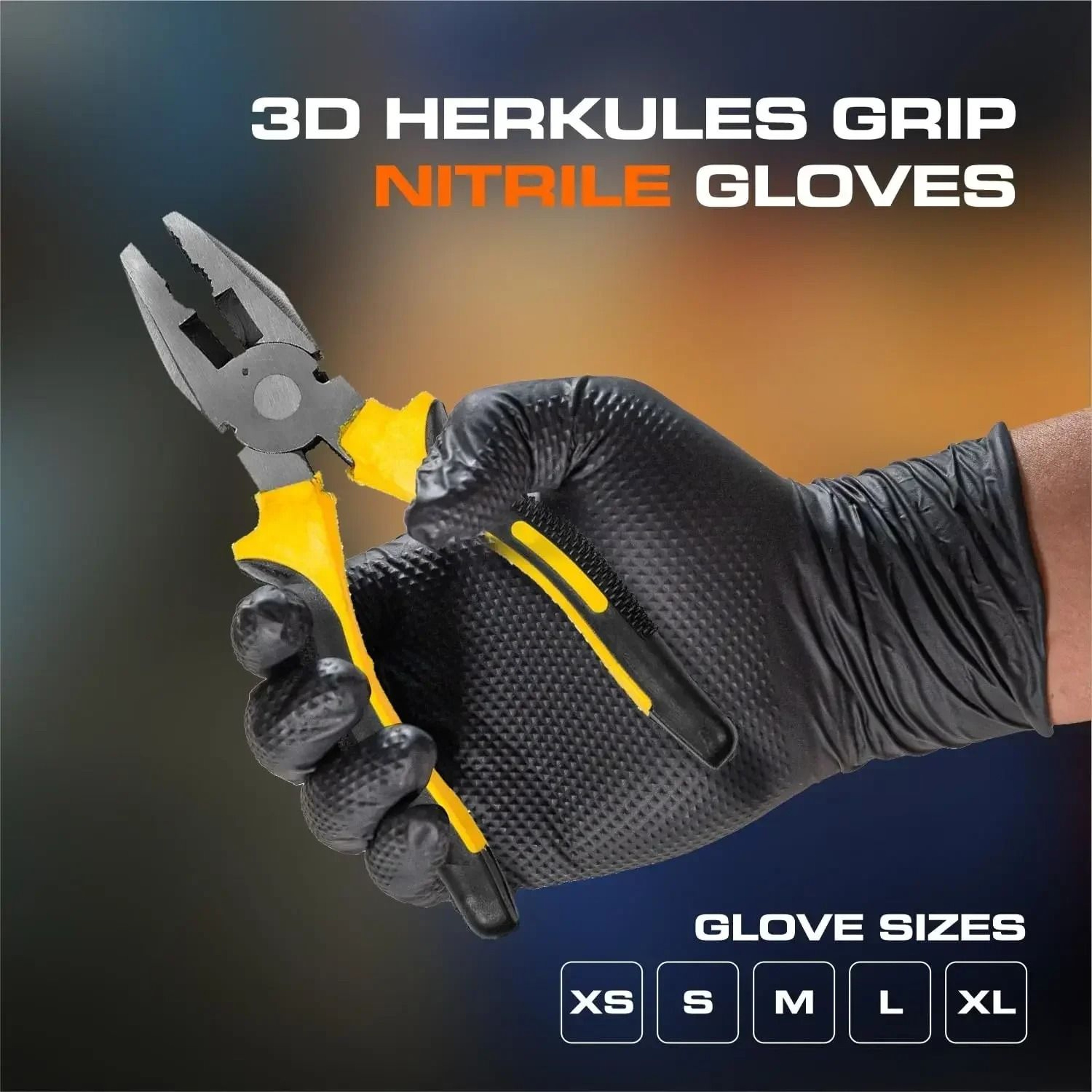 Heavy Duty 8 Mil Nitrile Gloves For Work And Cleaning 9