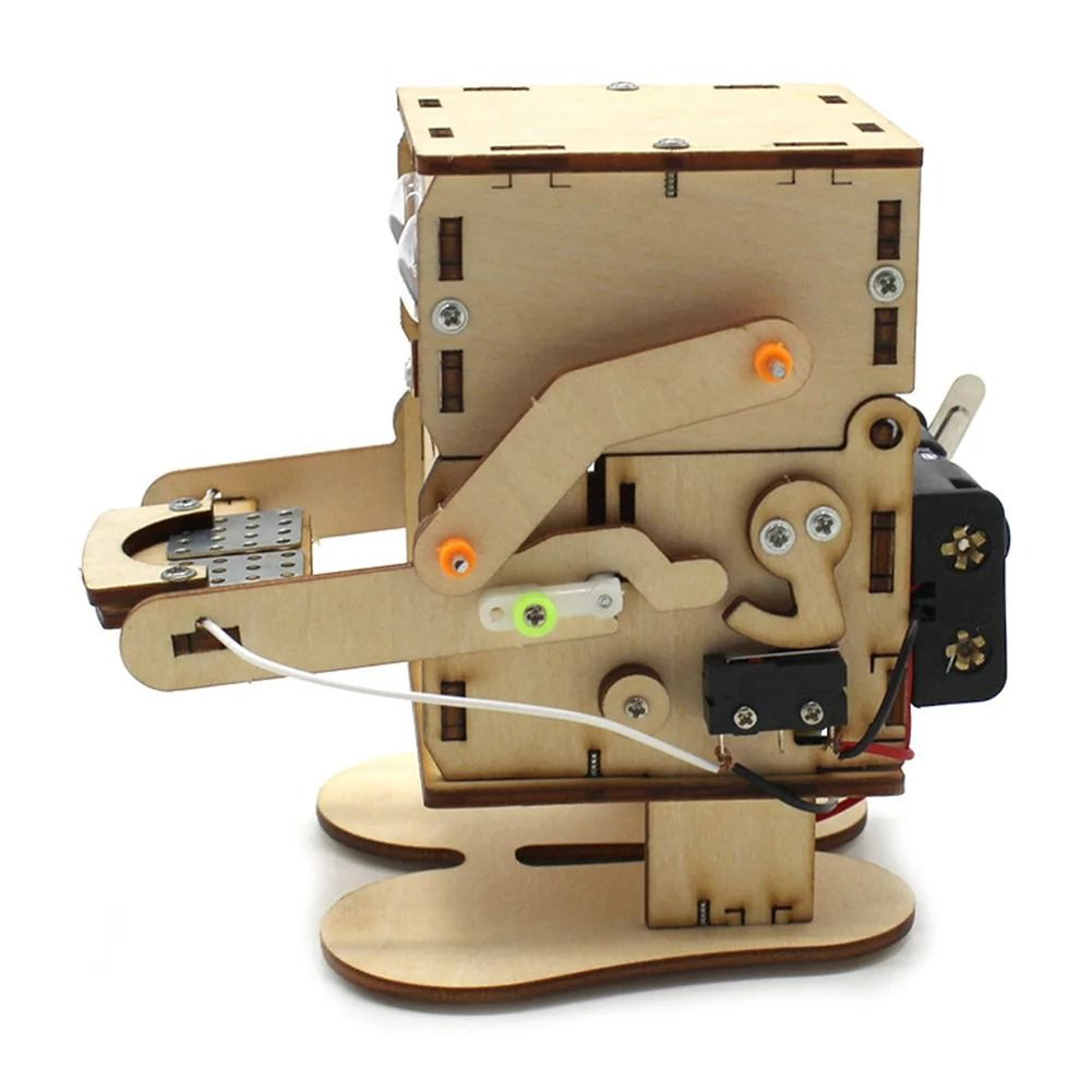 DIY Coin Eating Robot STEM Kit For Kids 21