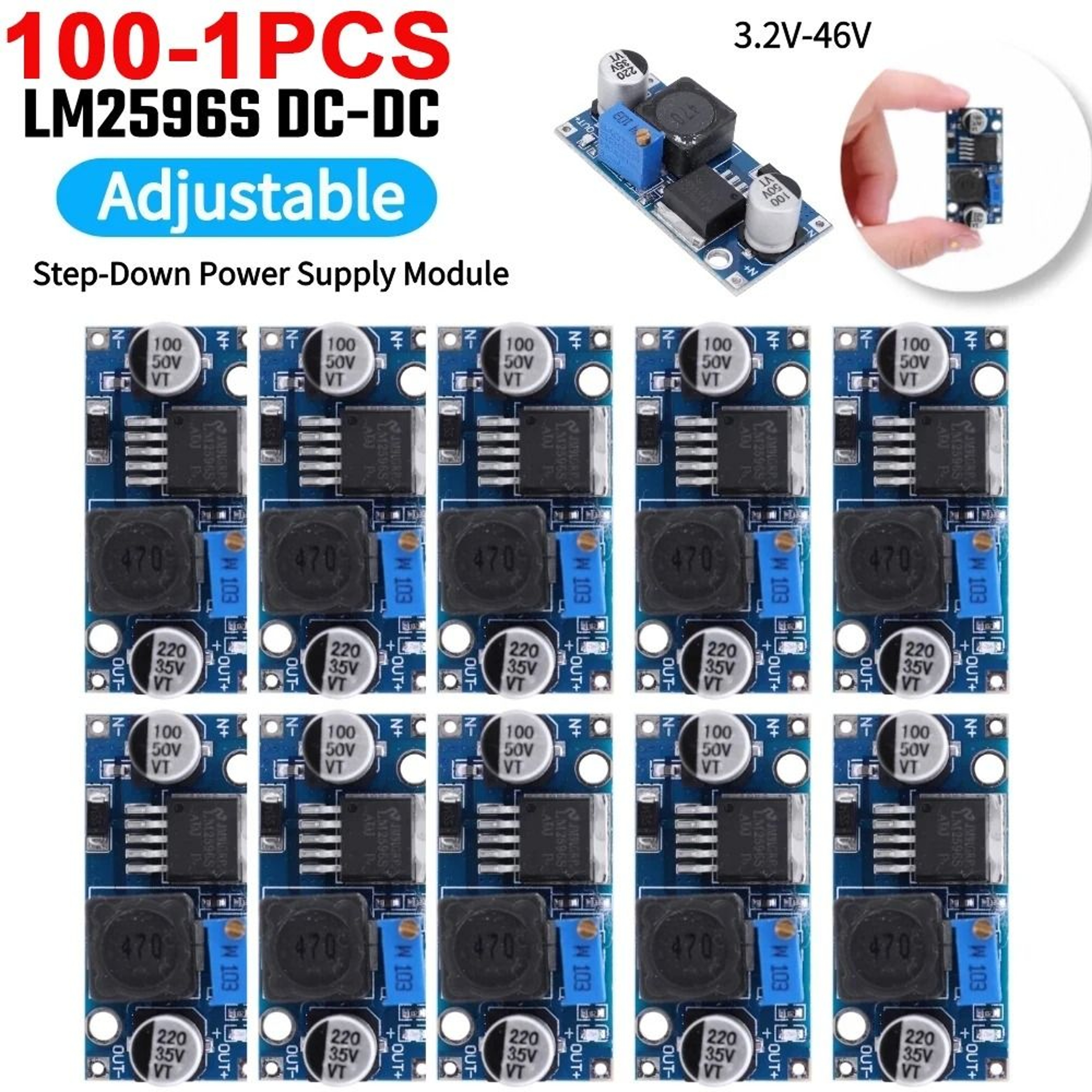 LM2596S DC DC Step Down Power Supply Module 0