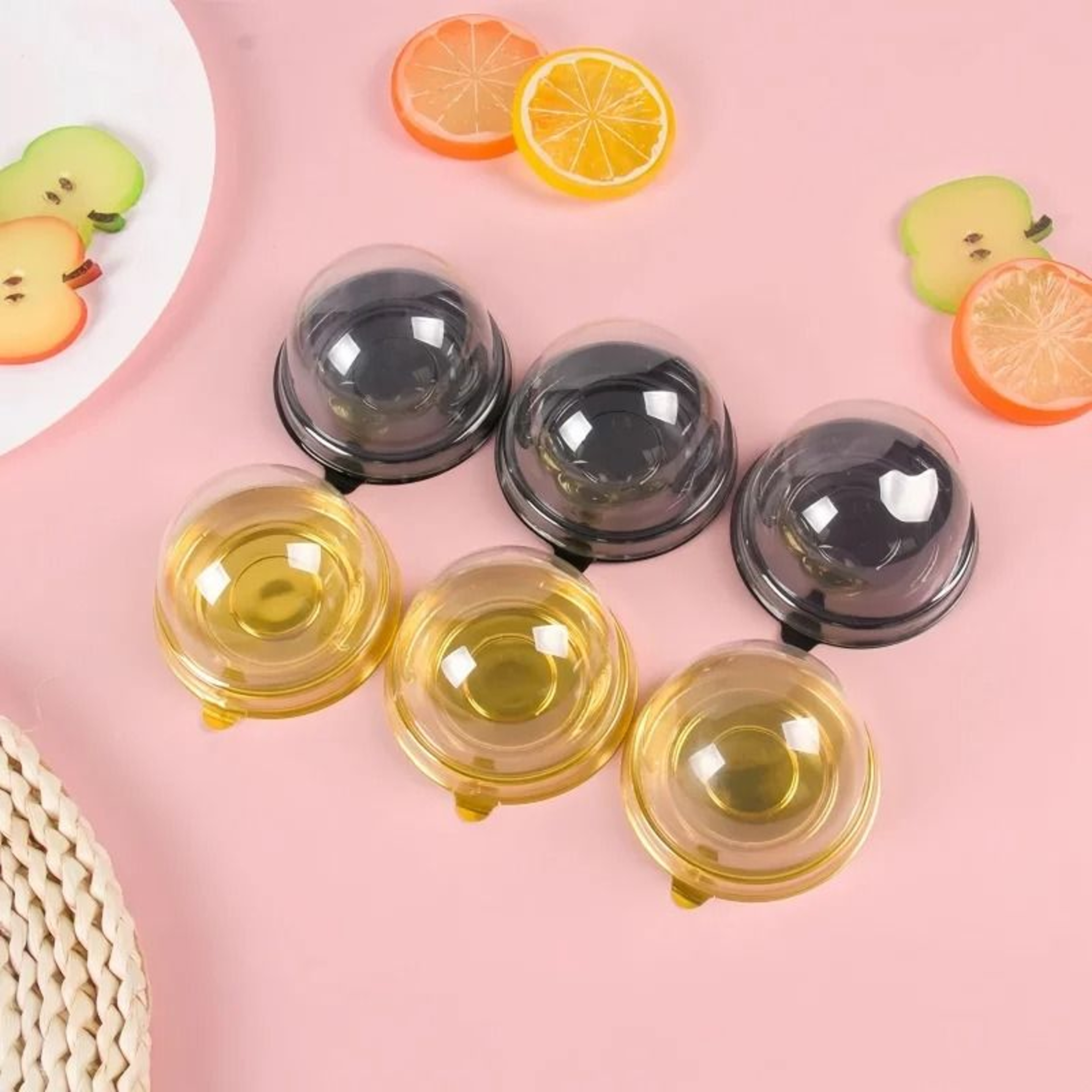 Clear Plastic Cake Boxes For Party Dessert Packaging 50 Pack 7