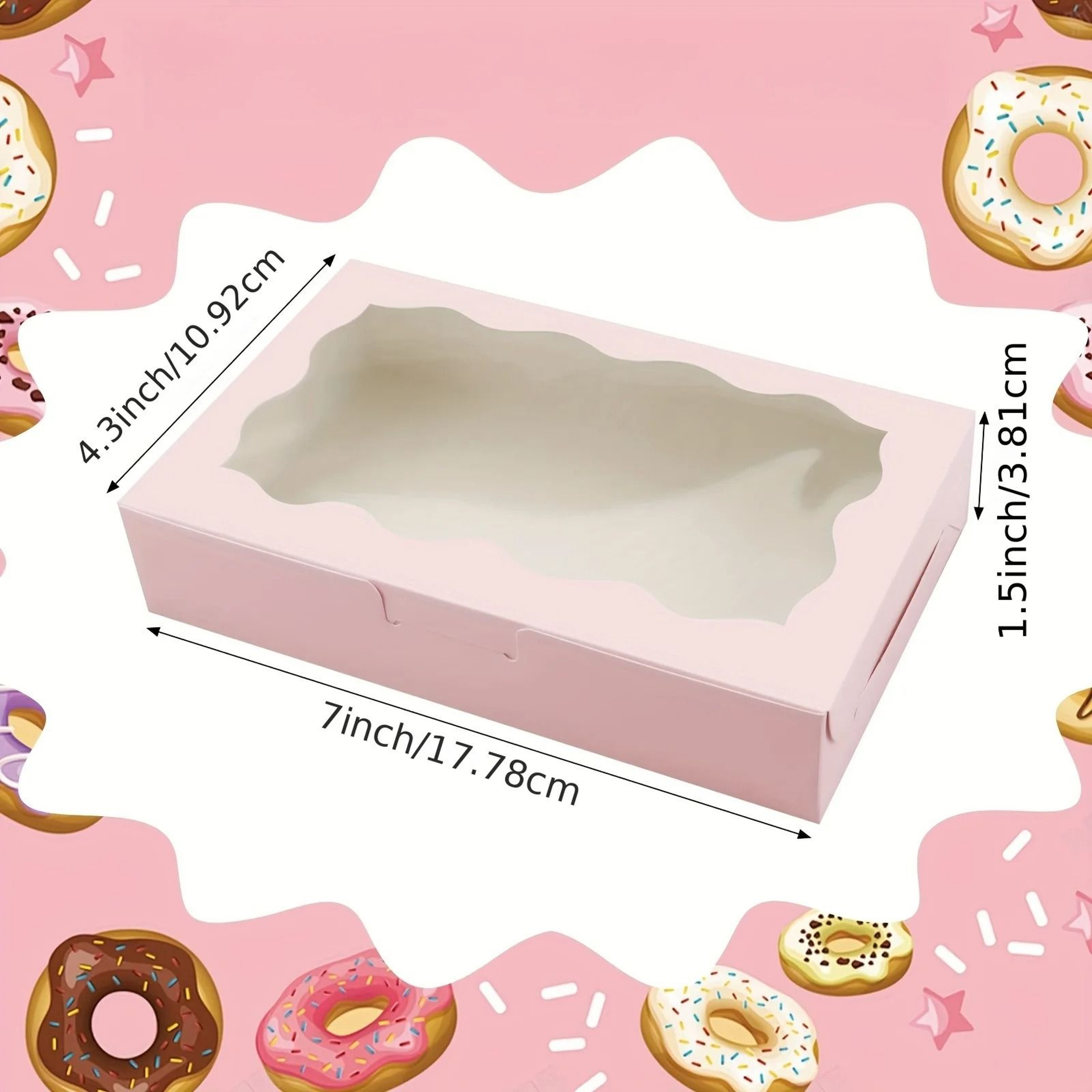 Clear Window Gift Boxes For Dessert Packaging 1