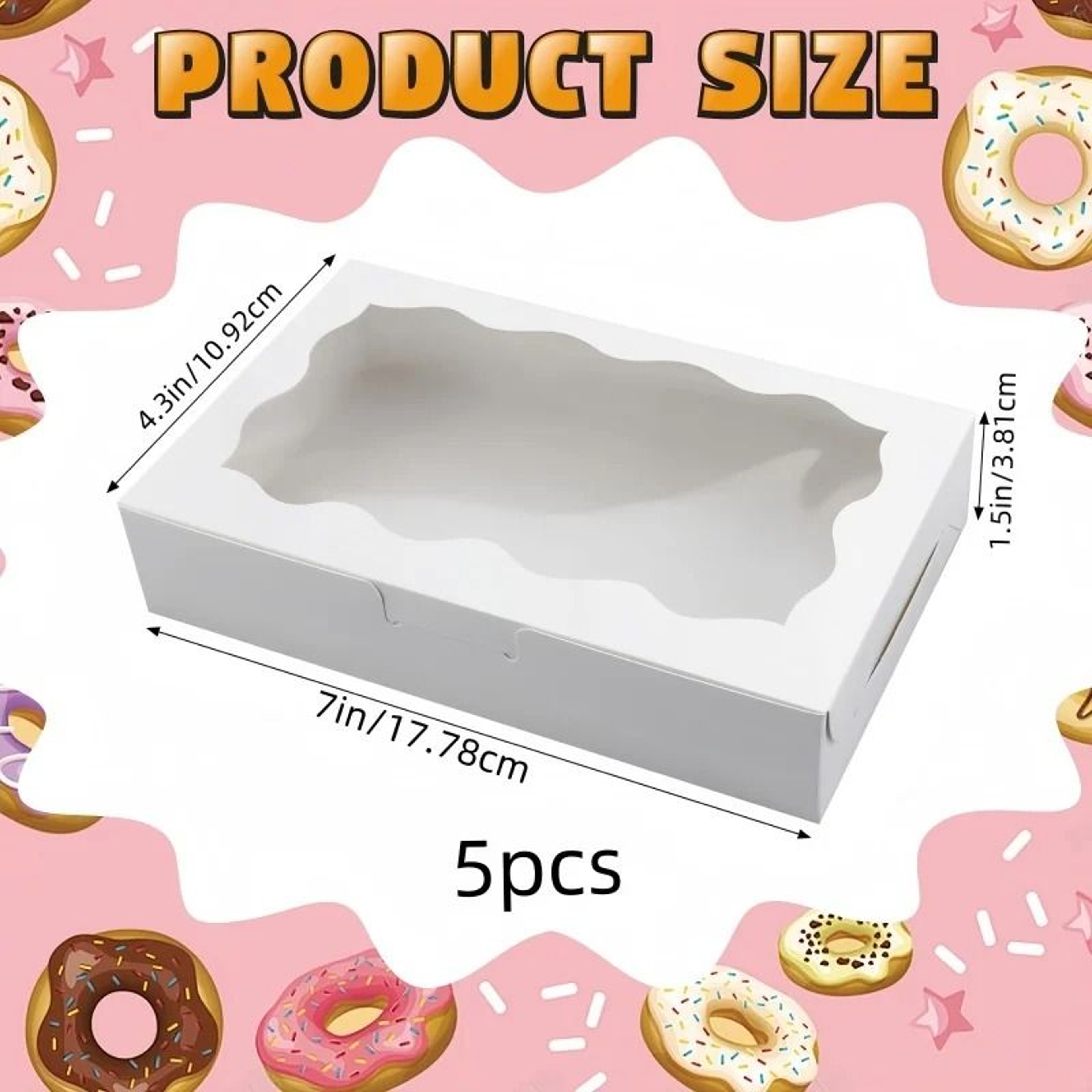 Clear Window Gift Boxes For Dessert Packaging 8