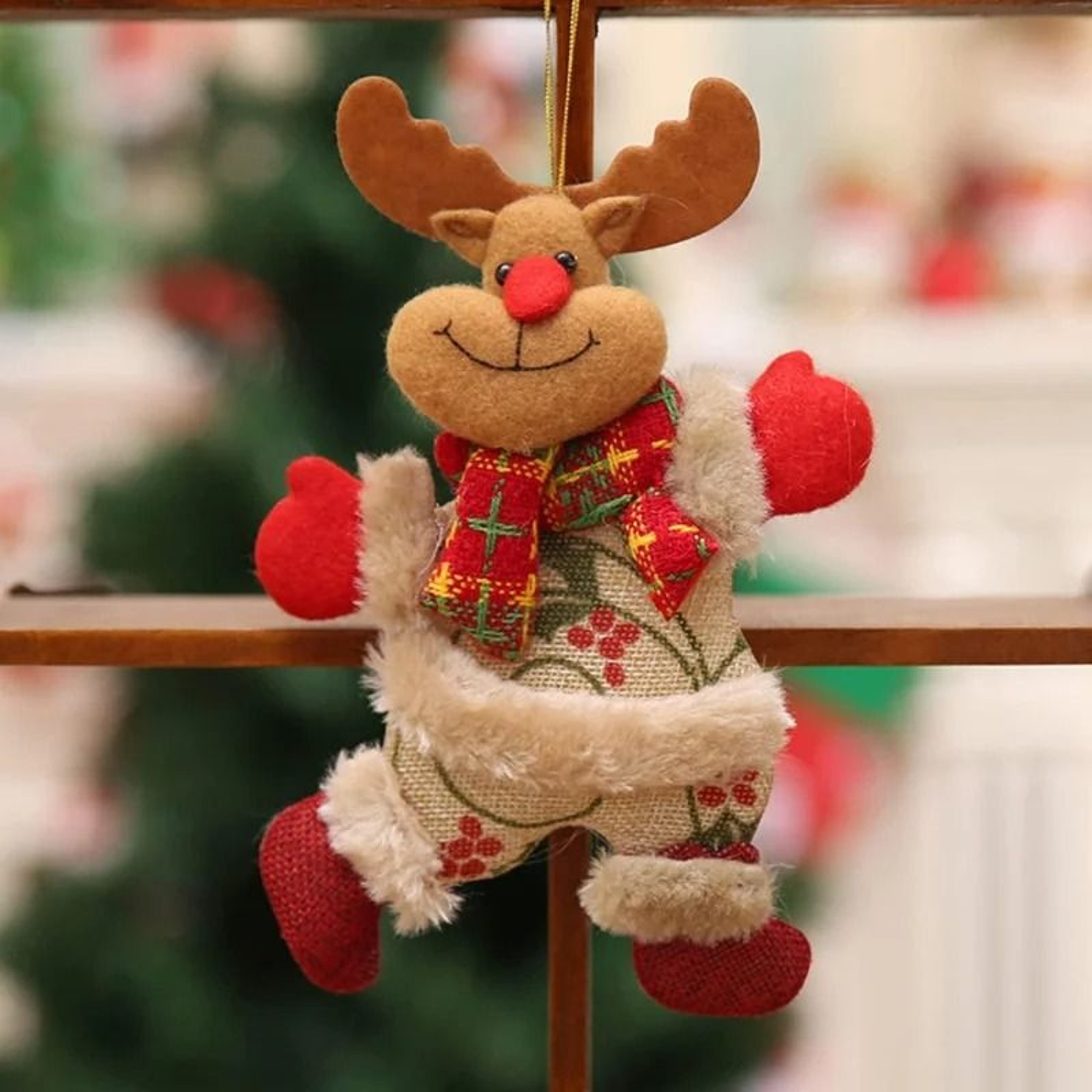 Plush Christmas Hanging Ornaments For Tree Decor 6